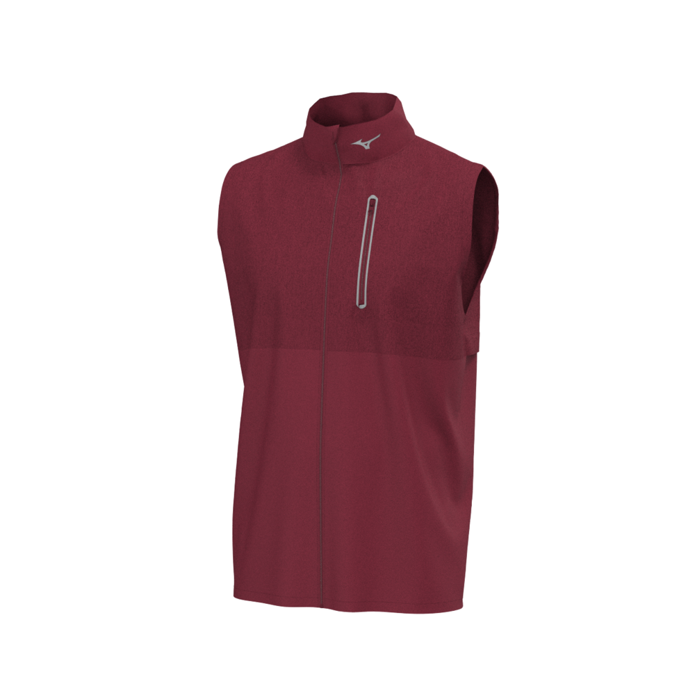 Mizuno Melange Reflect Gilet / Burgundy