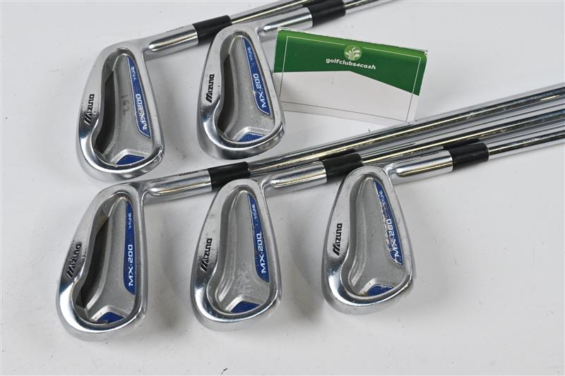 Mizuno MX-200 Irons / 5-9i / Stiff Flex Dynalite Gold XP S300 Shafts
