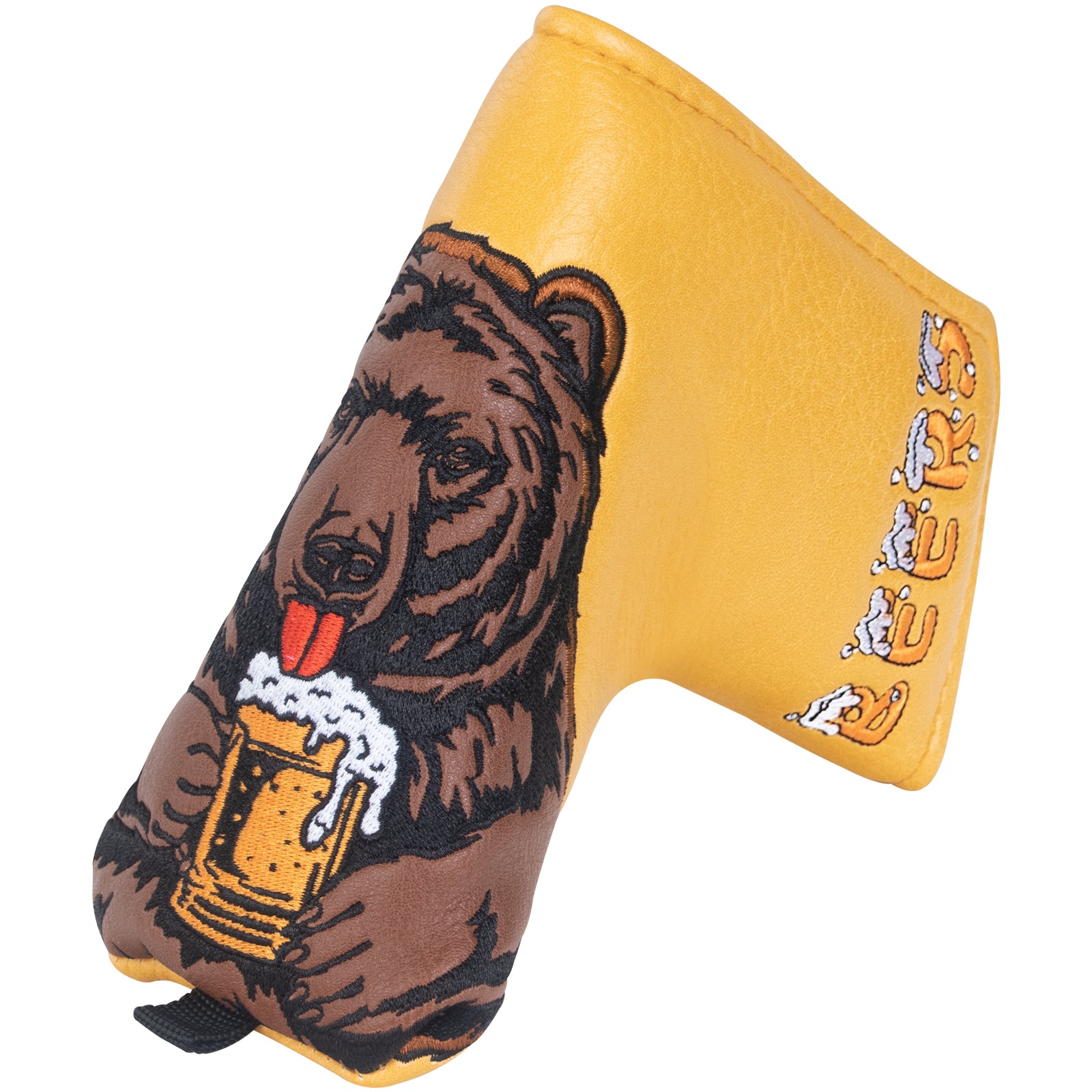 Craftsman Golf "Bear Beer" Blade Putter Headcover