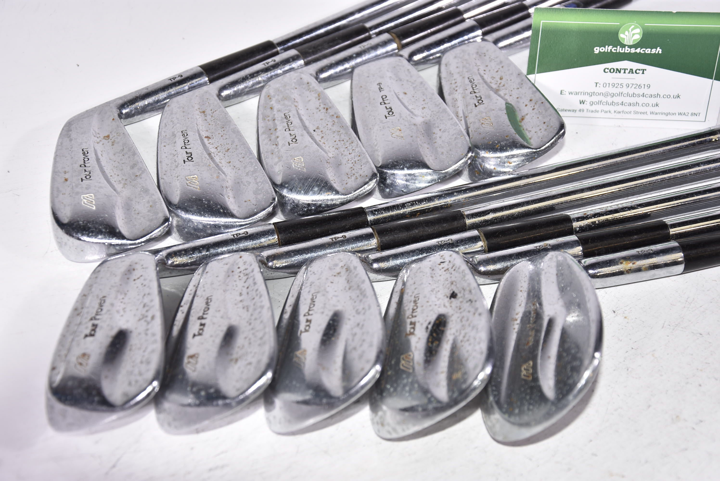 Mizuno TP-9 Irons / 3-PW+SW / Stiff Flex Dynamic Gold Shafts