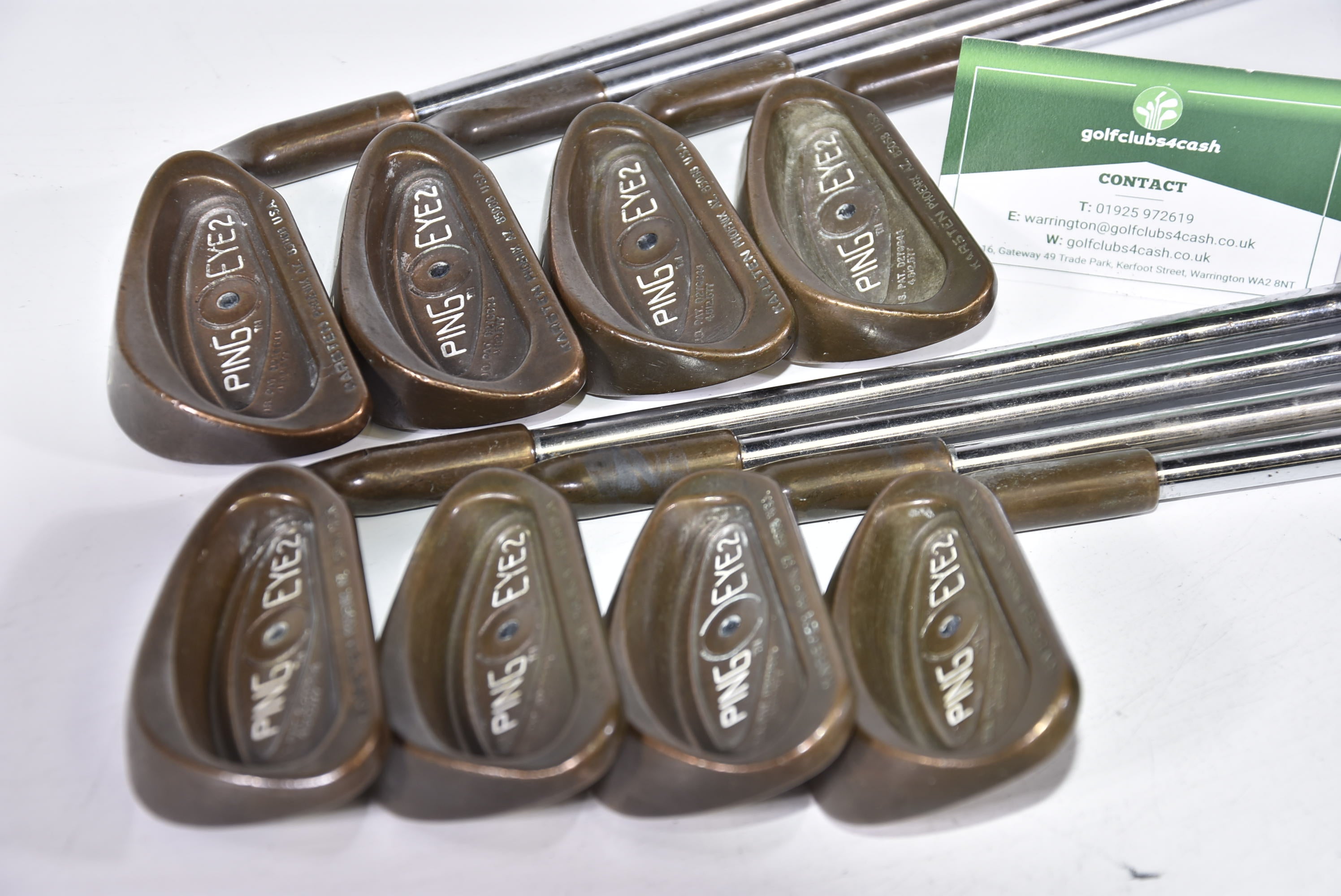 Ping Eye 2 BeCu Irons / 3-PW / Black Dot / Regular Flex Steel Shafts