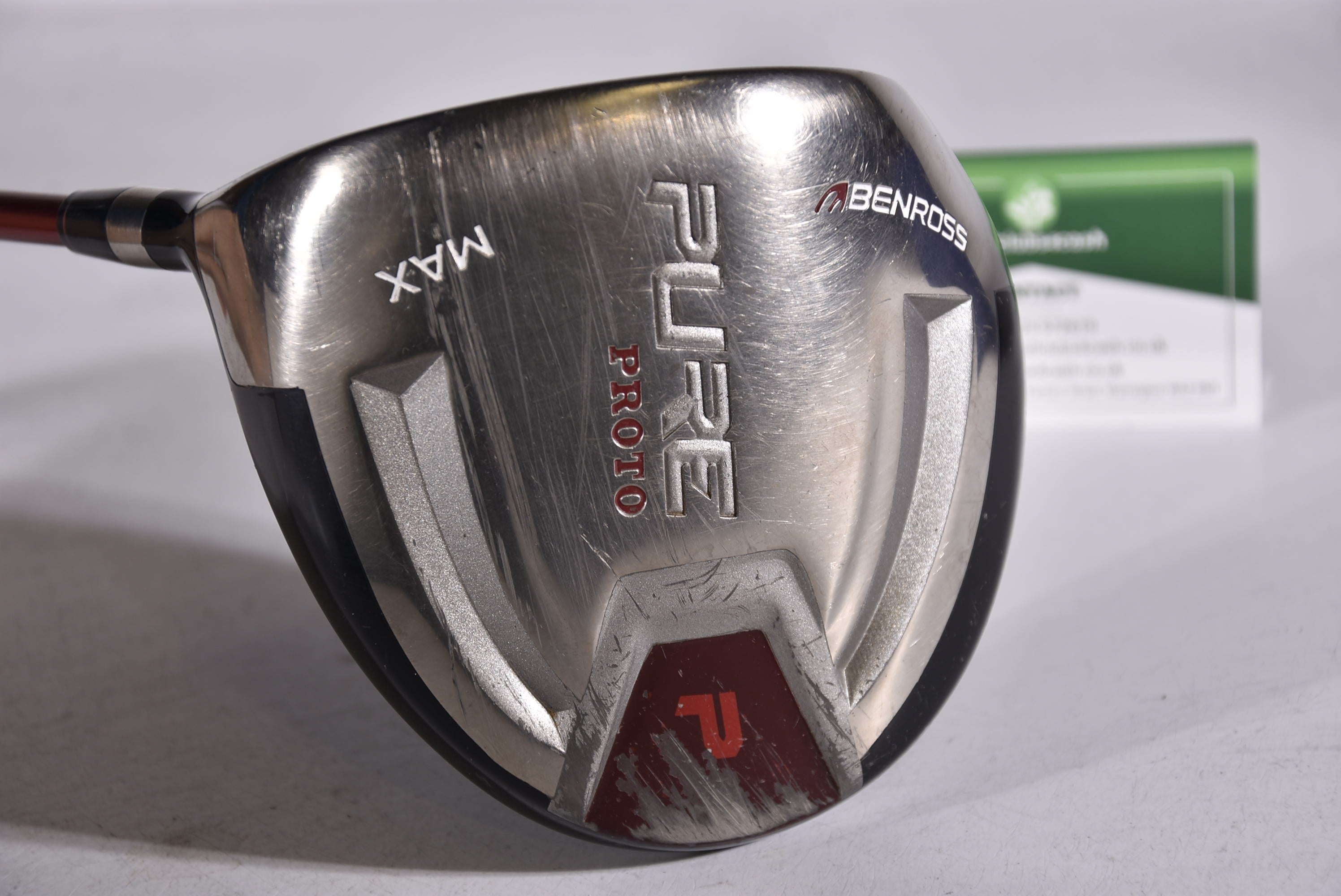 Left Hand Benross Pure Driver / 10.5 Degree / Regular Flex Aldila DVS 65 Shaft