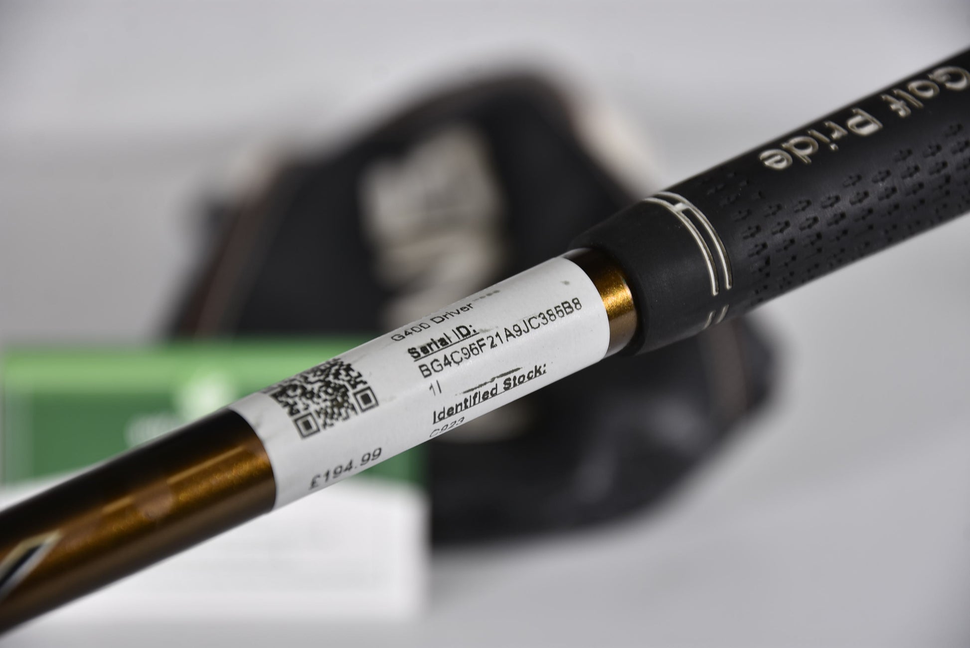 Left Hand Ping G400 Driver / 10.5 Degree / Stiff Flex Ping Alta CB 55 Shaft