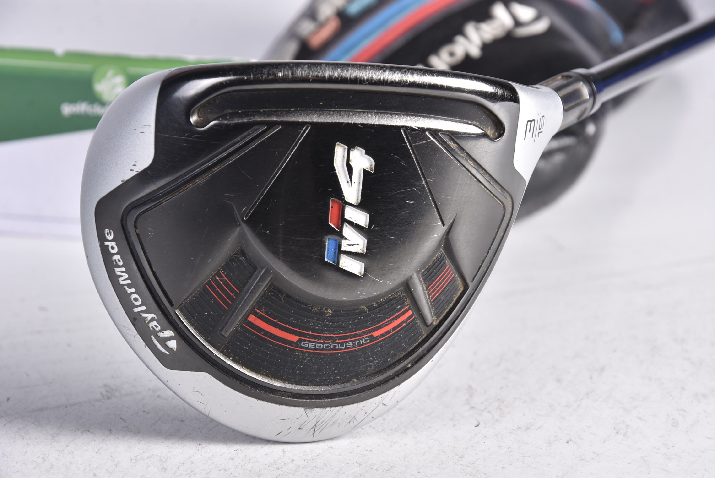Taylormade M4 #3 Wood / 15 Degree / Stiff Flex Fujikura Atmos Red 6 Shaft