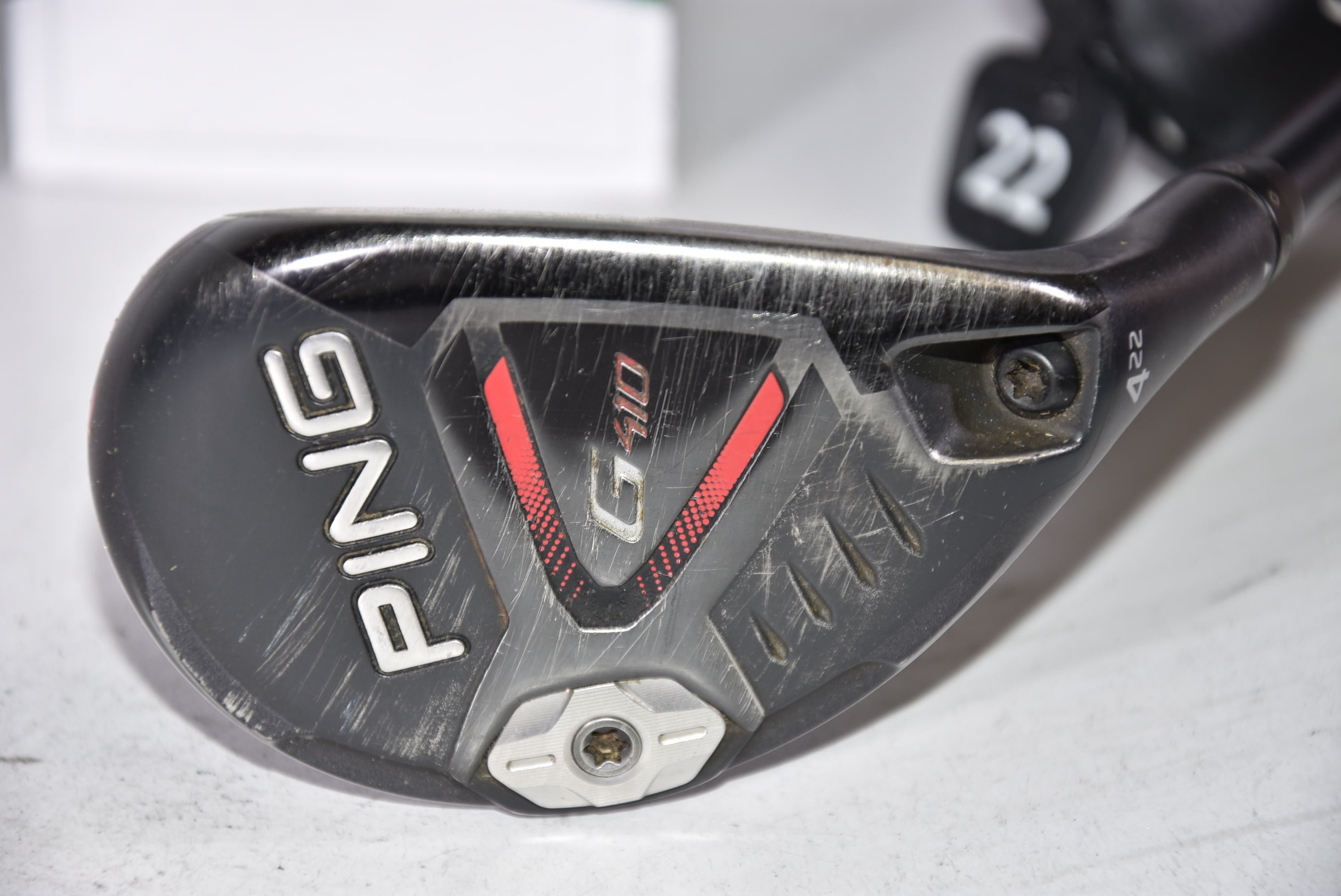 Ping G410 #4 Hybrid / 22 Degree / Regular Flex Ping Alta CB Red 70 Shaft