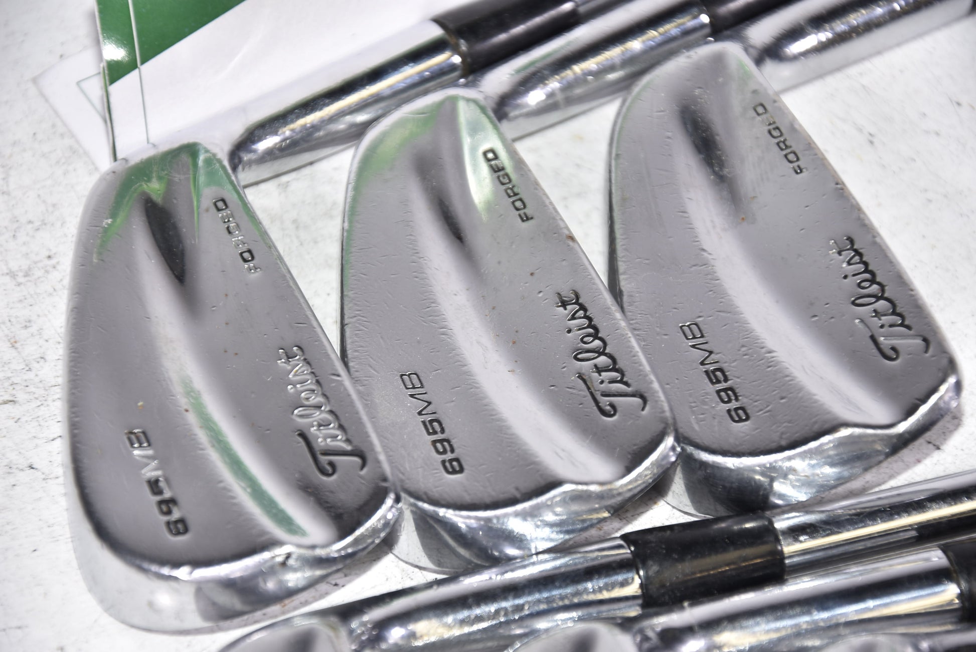 Titleist 695 Forged Irons / 4-PW / Stiff Flex Steel Shafts