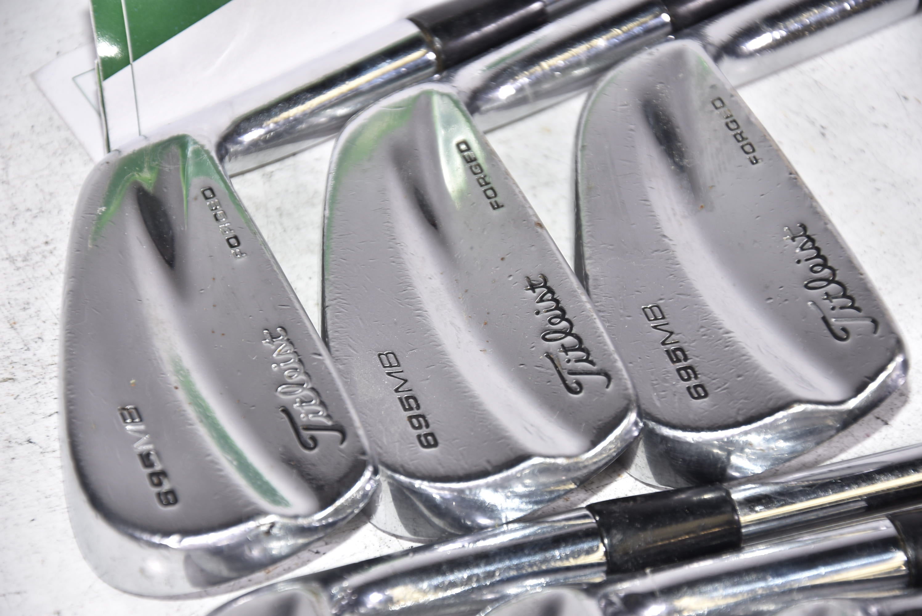 Titleist 695 Forged Irons / 4-PW / Stiff Flex Steel Shafts