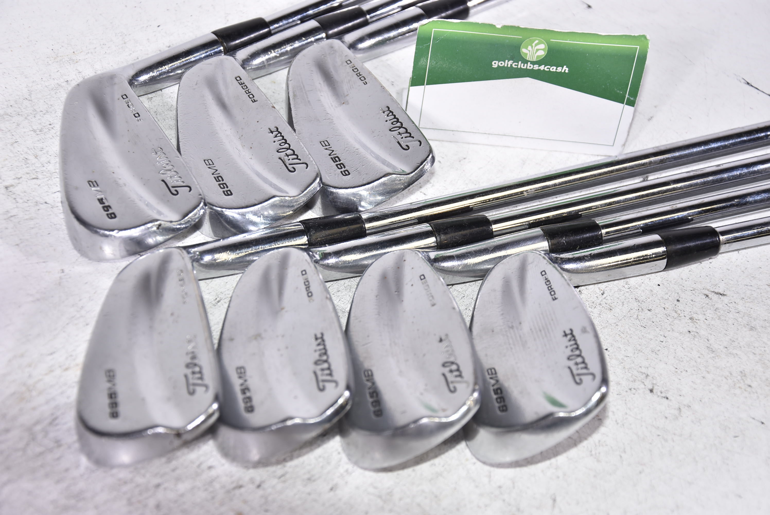 Titleist 695 Forged Irons / 4-PW / Stiff Flex Steel Shafts