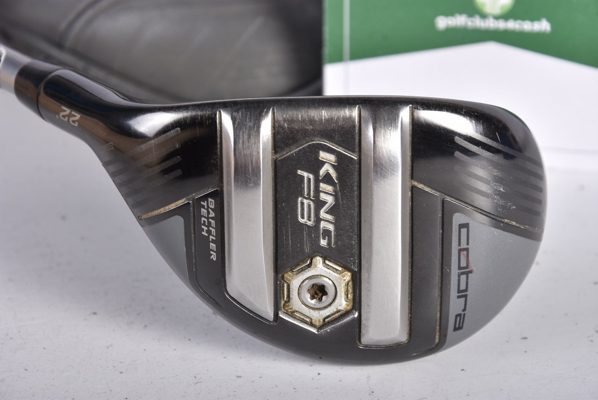 Left Hand Cobra King F8 #4 Hybrid / 22 Degree / Regular Flex Aldila Rogue Pro 75