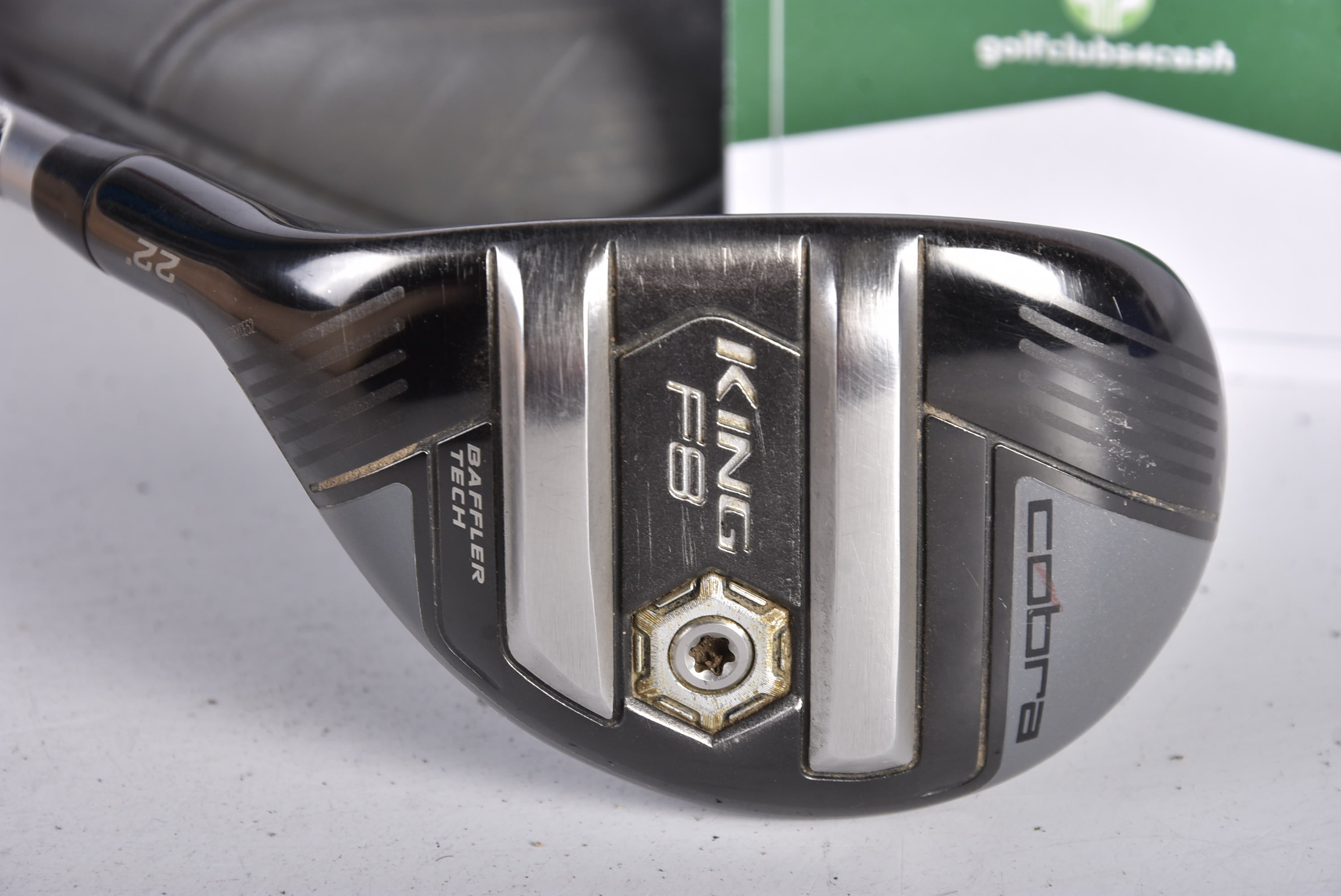 Left Hand Cobra King F8 #4 Hybrid / 22 Degree / Regular Flex Aldila Rogue Pro 75