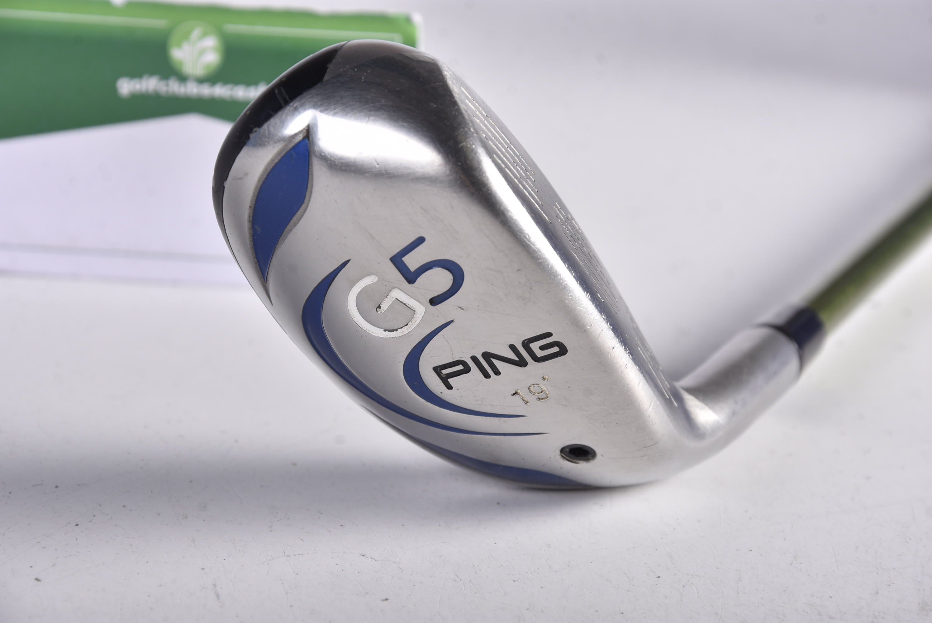 Ping G5 #3 Hybrid / 19 Degree / Stiff Flex Aldila NV Green 85 Shaft