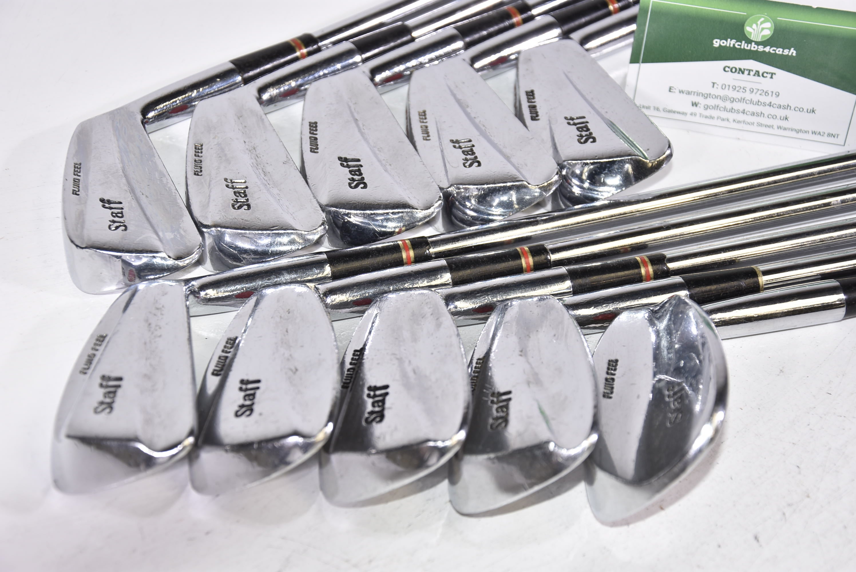 Wilson Fluid Feel Irons / 2-PW+SW / Regular Flex Dynamic Gold R300 Shafts