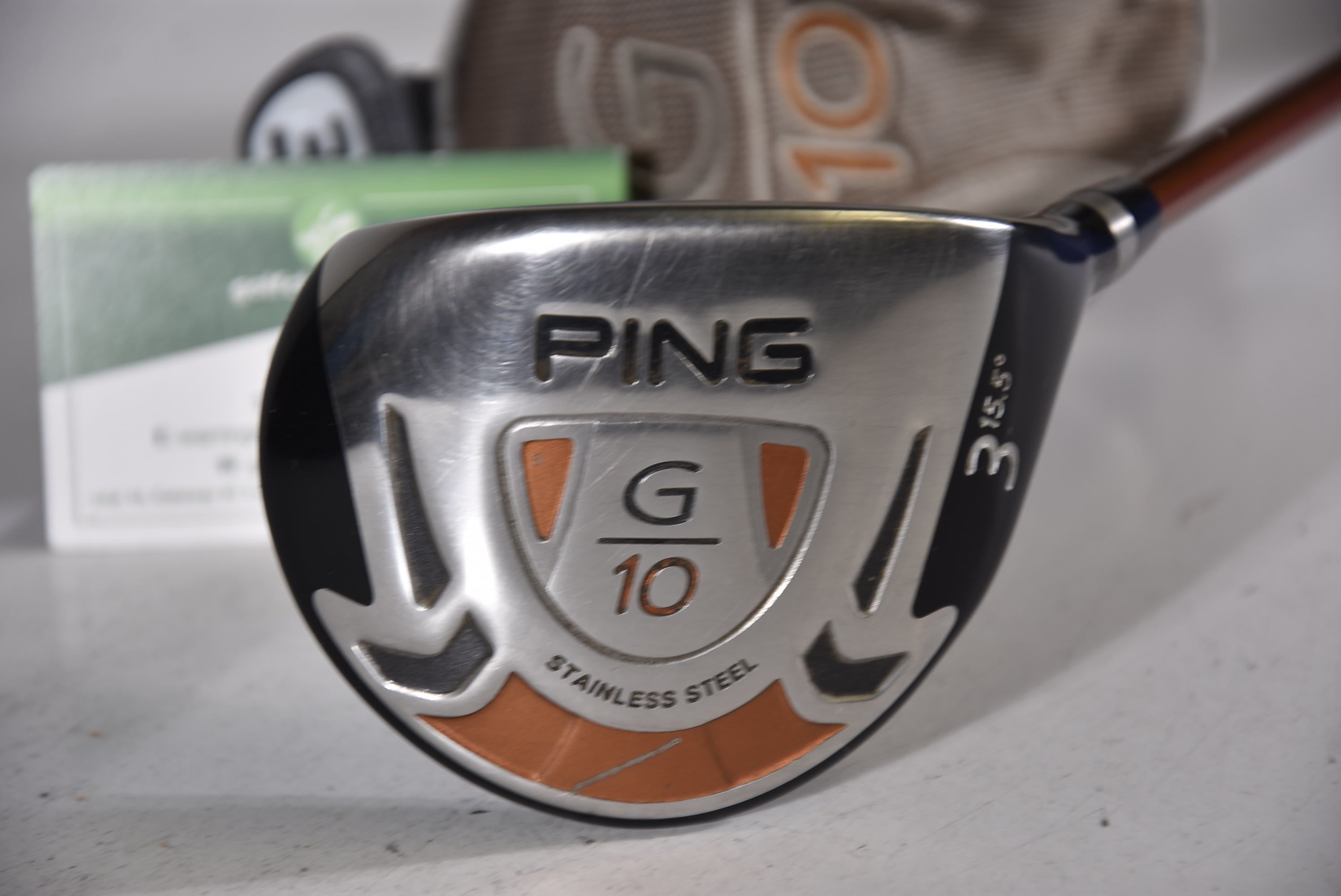 Ping G10 #3 Wood / 15.5 Degree / Stiff Flex Ping TFC 129 Shaft
