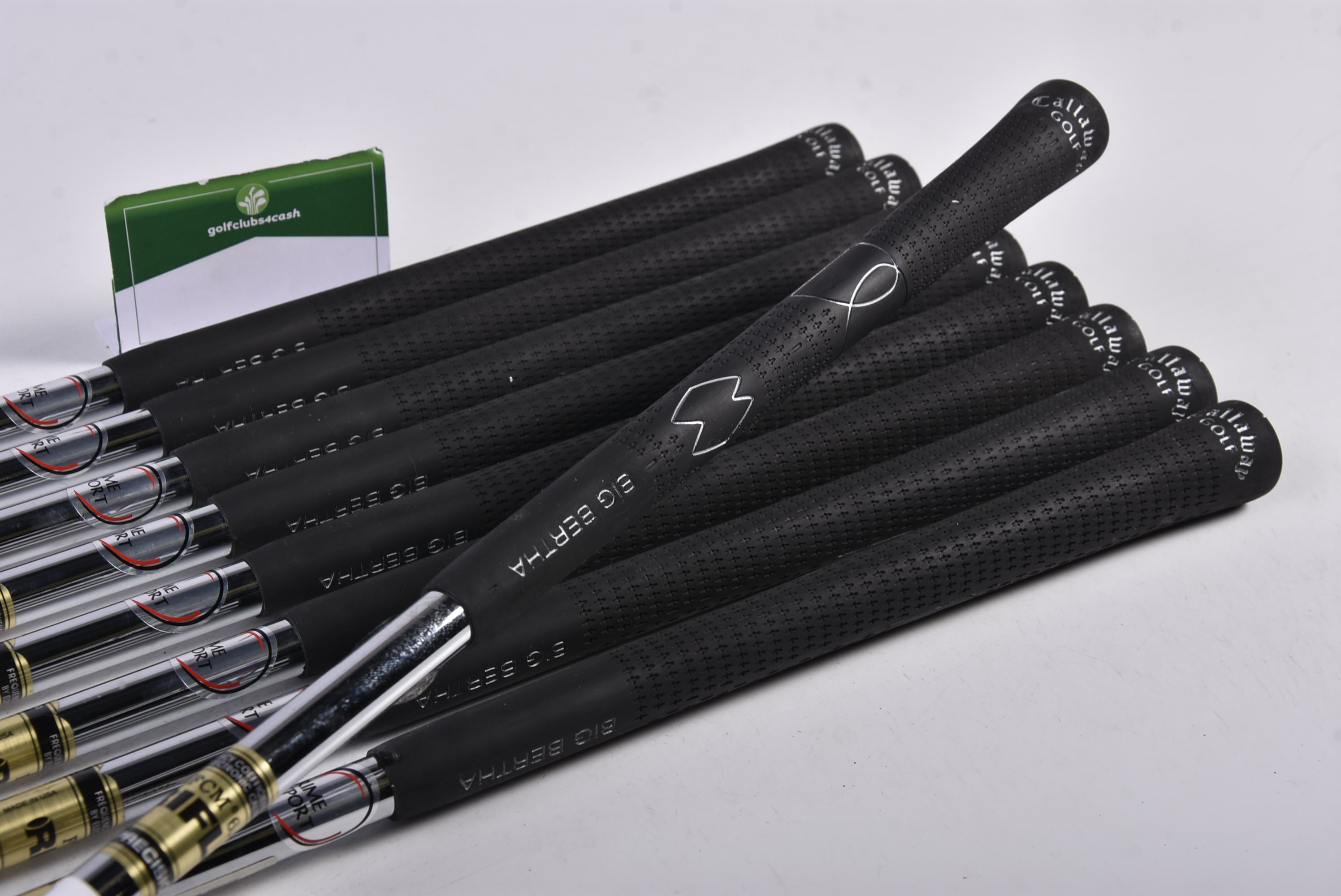 Callaway X-14 Irons / 4-PW+SW / Stiff Flex FCM Rifle Shafts