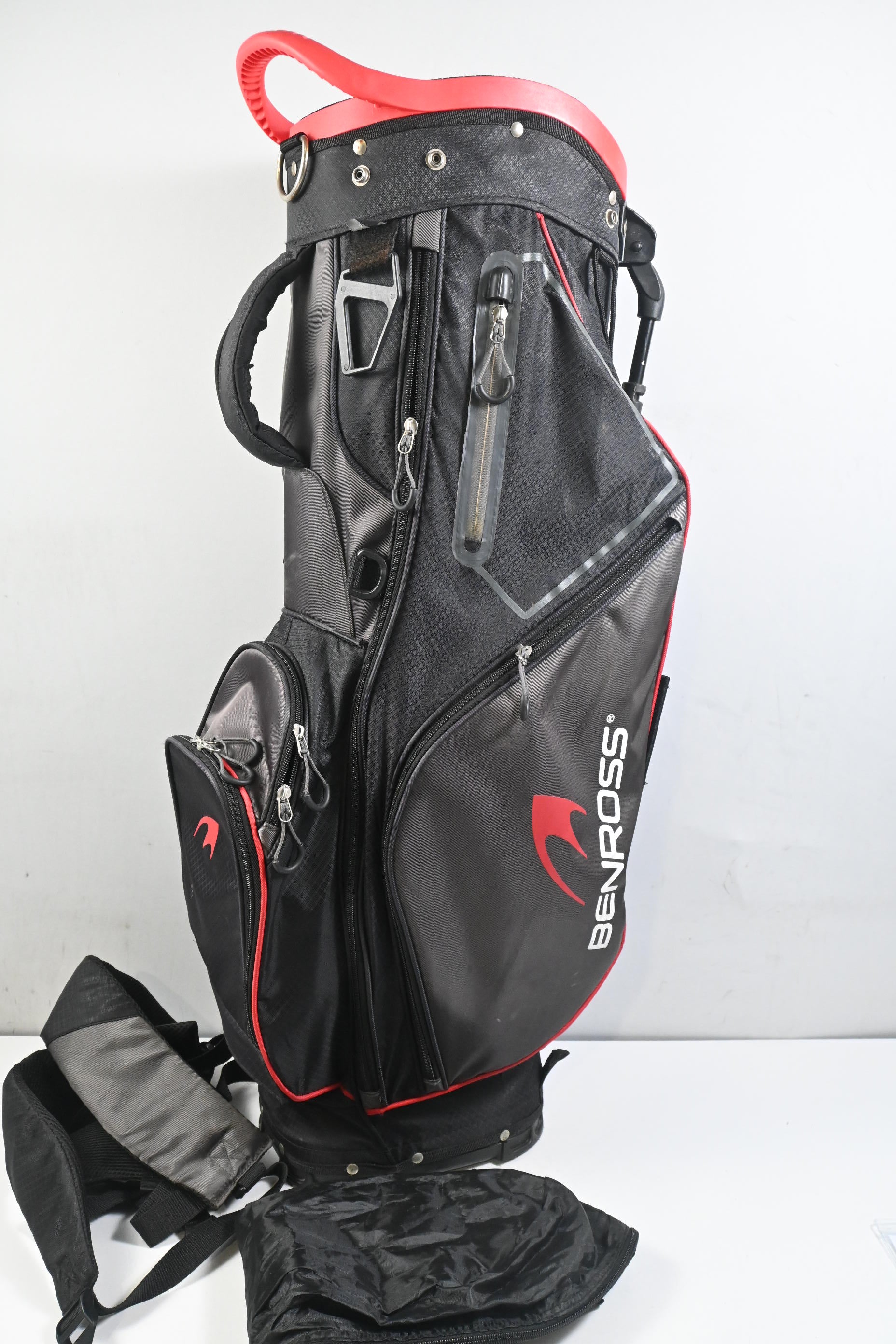 Benross Stand Bag / 4-Way Divider / Red, Black