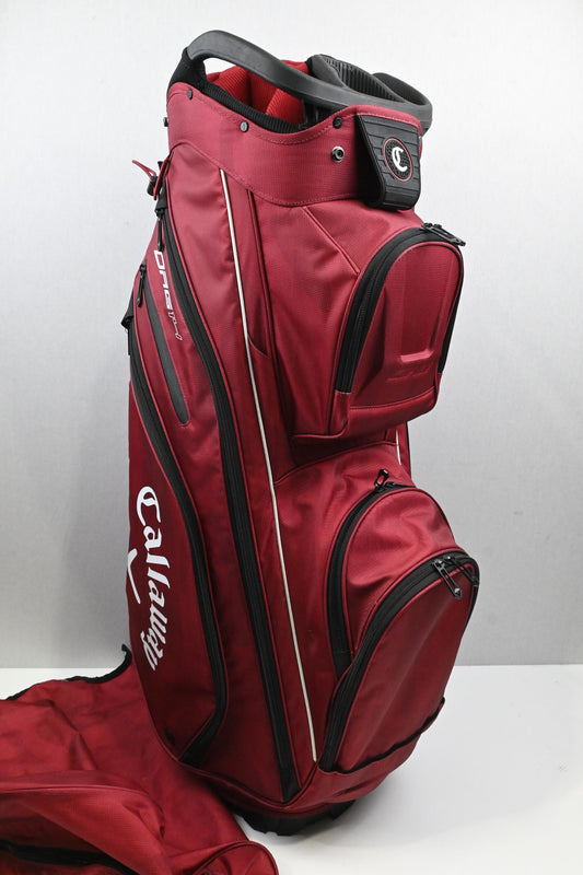 Callaway Org 14 Cart Bag / 14 Way Divider / Red & Black