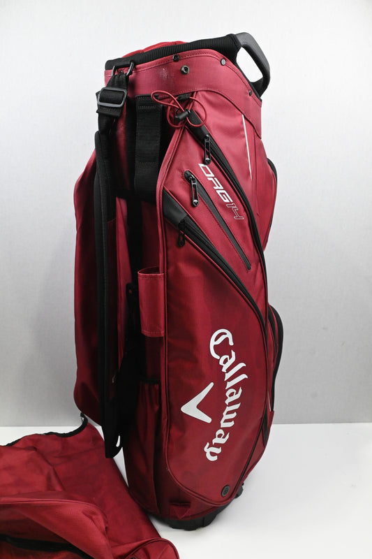 Callaway Org 14 Cart Bag / 14 Way Divider / Red & Black