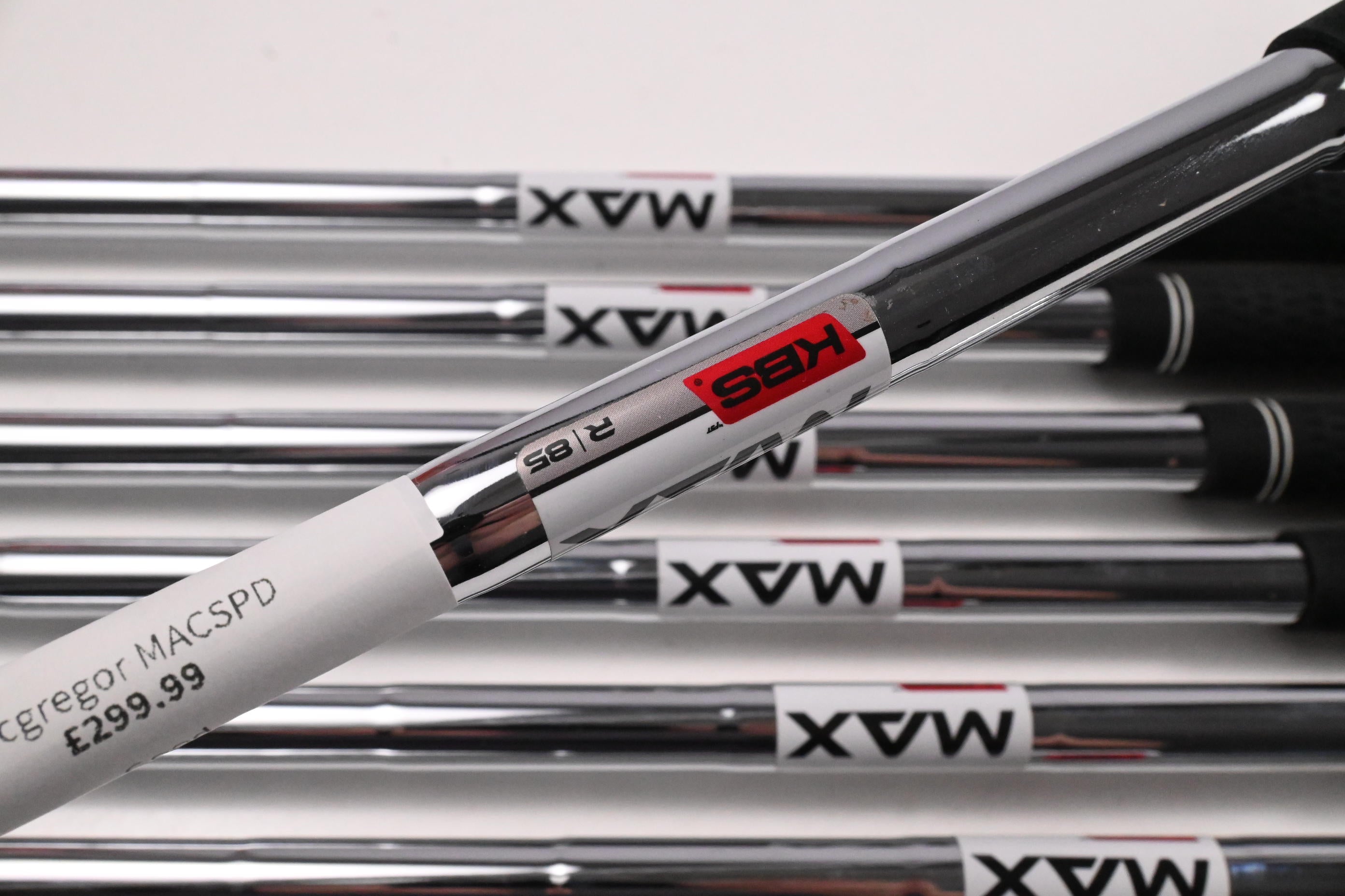 Macgregor MACSPD Irons / 5-PW+GW / Regular Flex KBS MAX 85 Steel Shafts