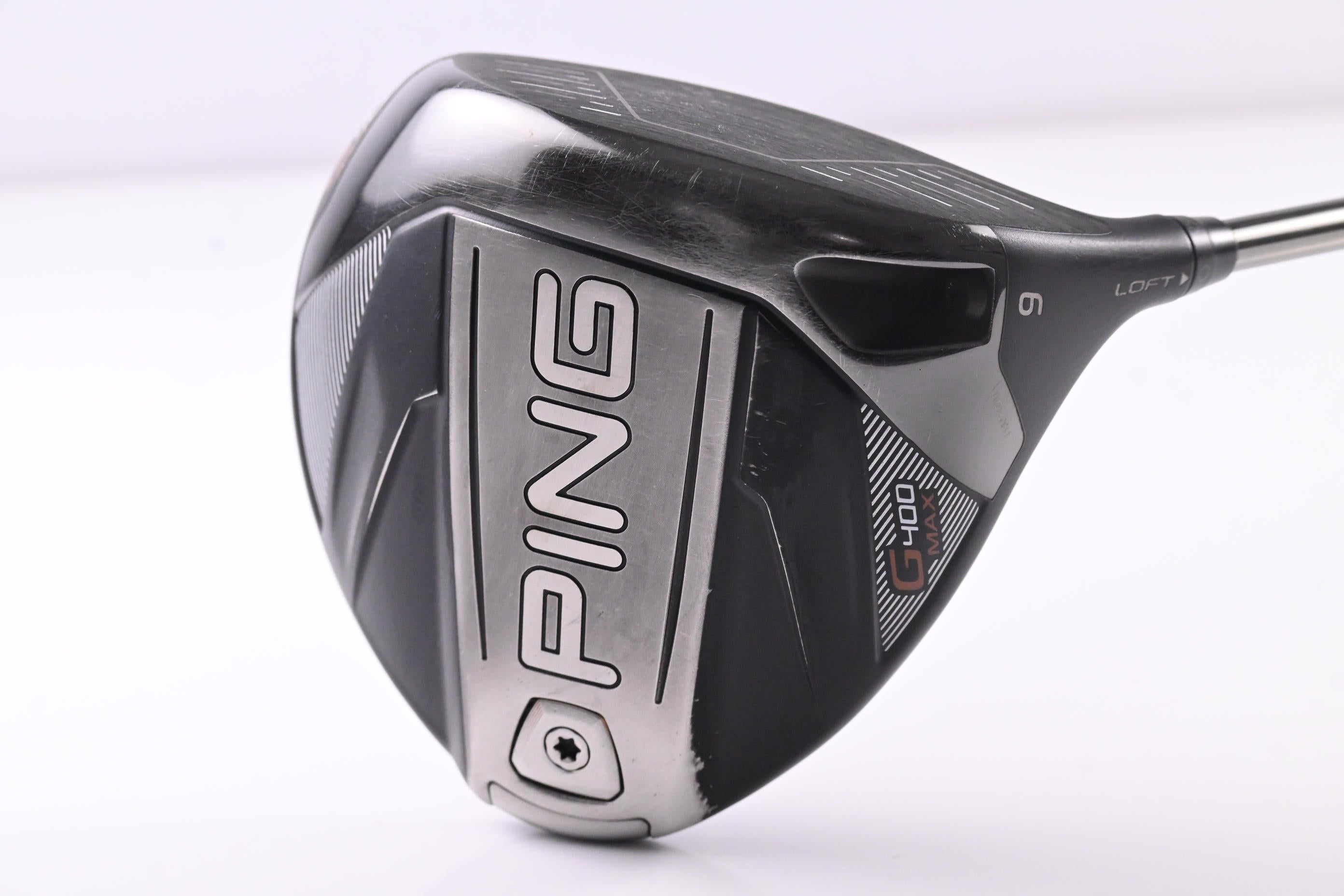 Ping G400 Max Driver / 9 Degree / Stiff Flex Ping Tour Chrome 55 Shaft