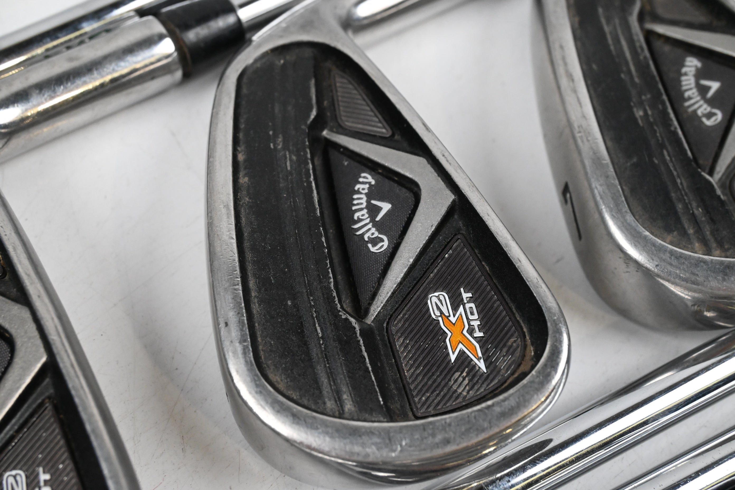 Callaway X2 Hot Pro Irons / 4-PW+GW / Stiff Flex Steel Shafts