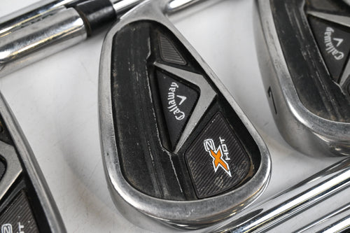 Callaway X2 Hot Pro Irons / 4-PW+GW / Stiff Flex Steel Shafts