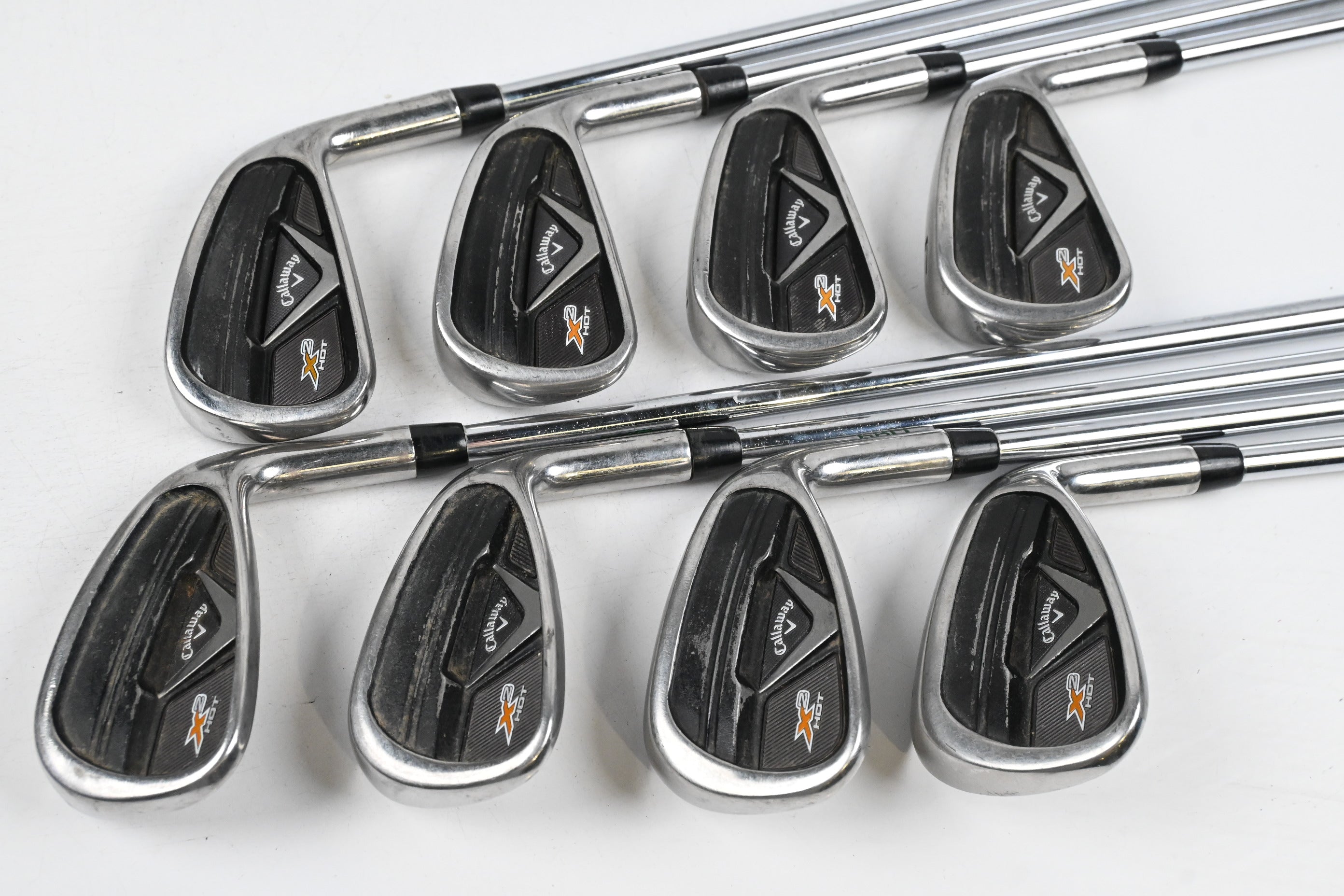 Callaway X2 Hot Pro Irons / 4-PW+GW / Stiff Flex Steel Shafts