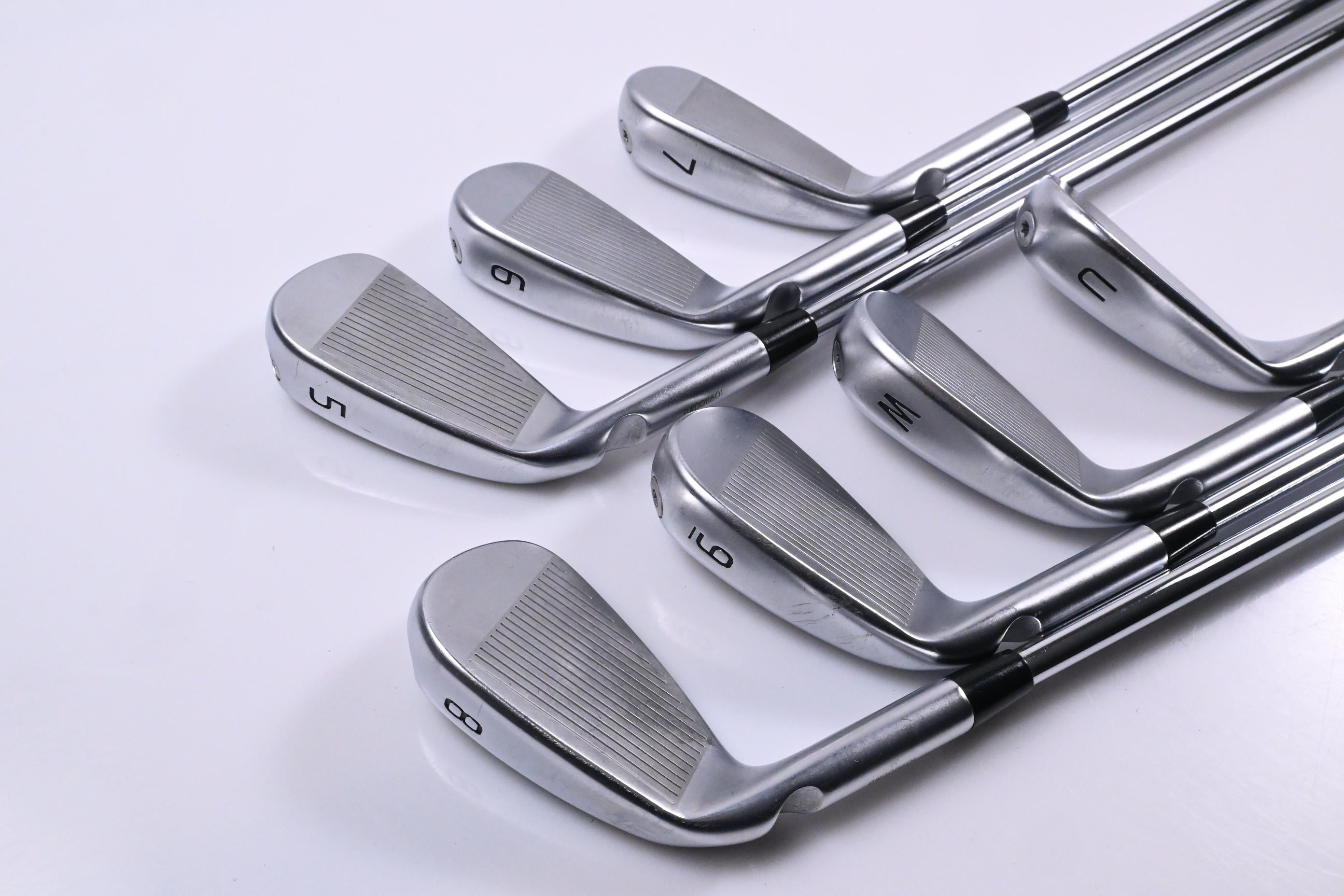Ping i540 Irons / 5-PW+UW / Orange Dot / Regular Flex Ping AWT 3.0 Shafts