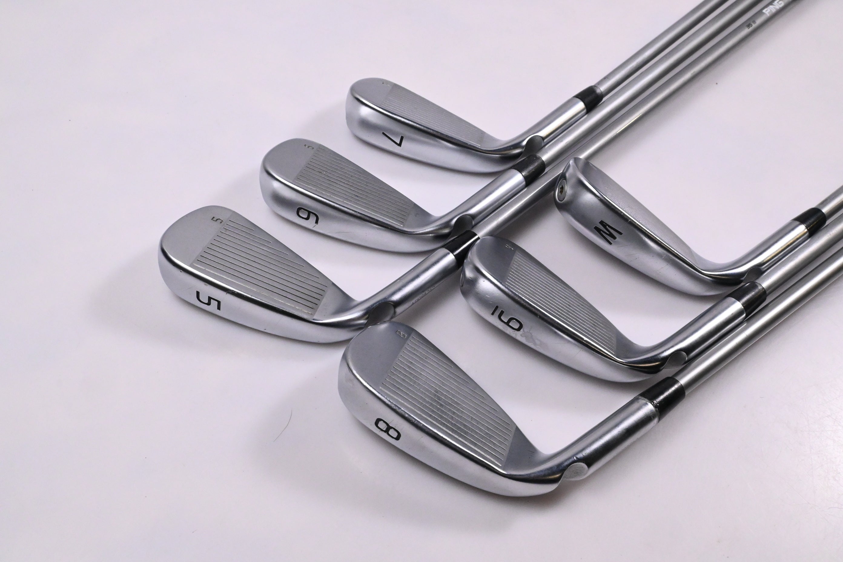 Ping G430 Irons / 5-PW / White Dot / Senior Flex Ping Alta Quick 35 Shafts