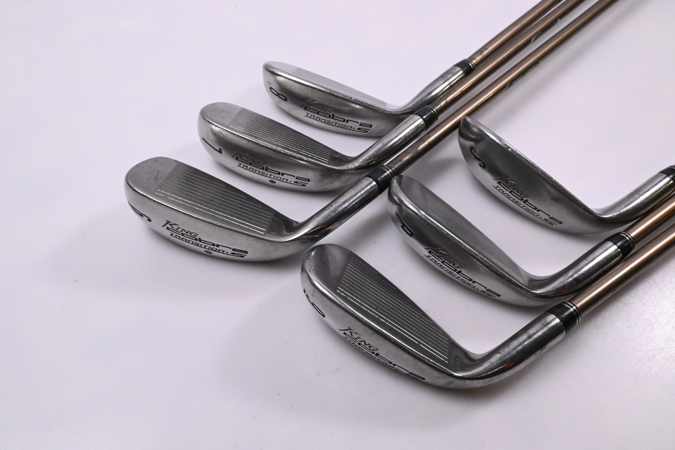 Cobra Transition-S Irons / 6-PW+SW / Senior Flex Aldila NV 60 Shafts