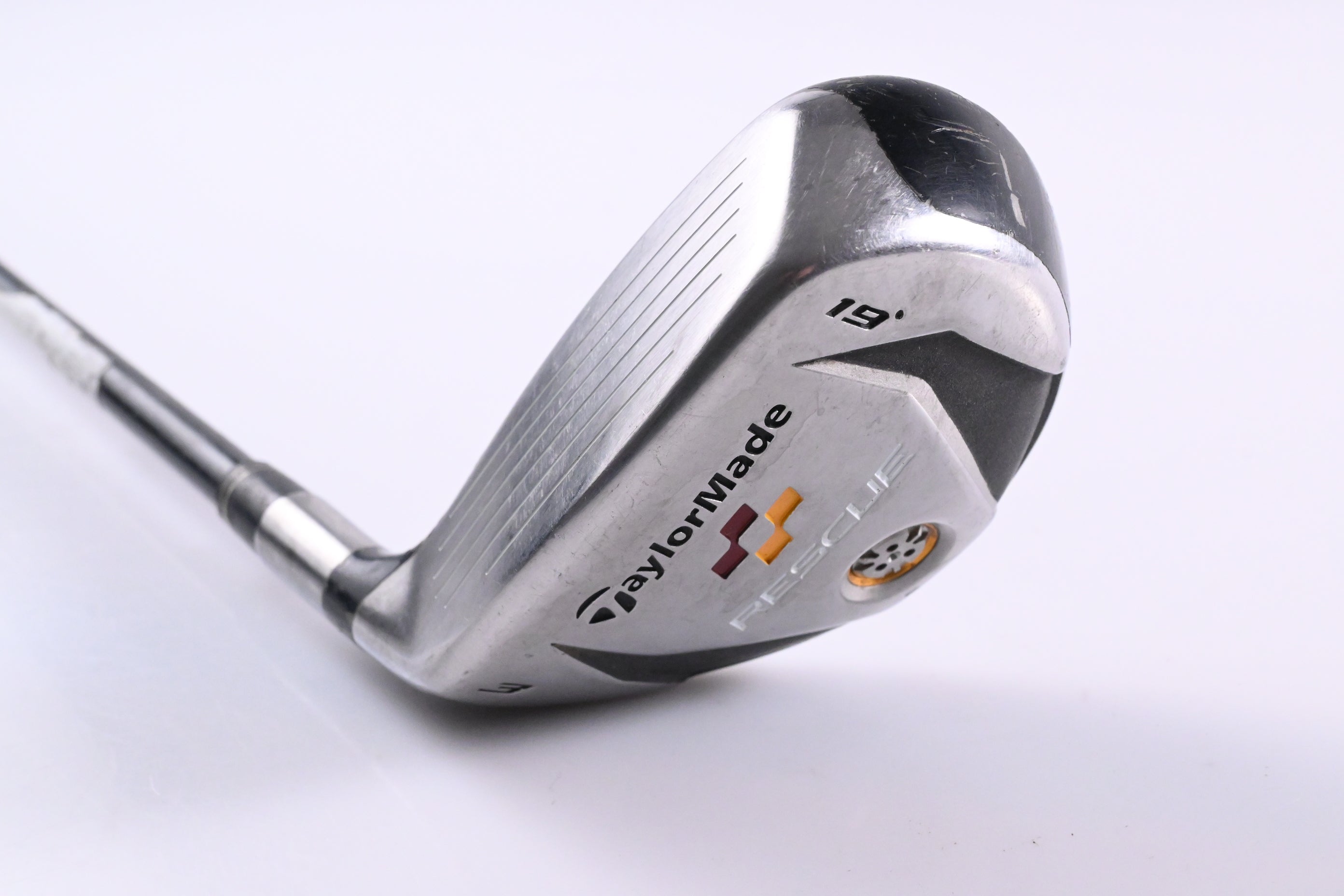 Left Hand Taylormade Rescue 2009 #3 Hybrid / 19 Degree / Stiff Flex Aldila REAX