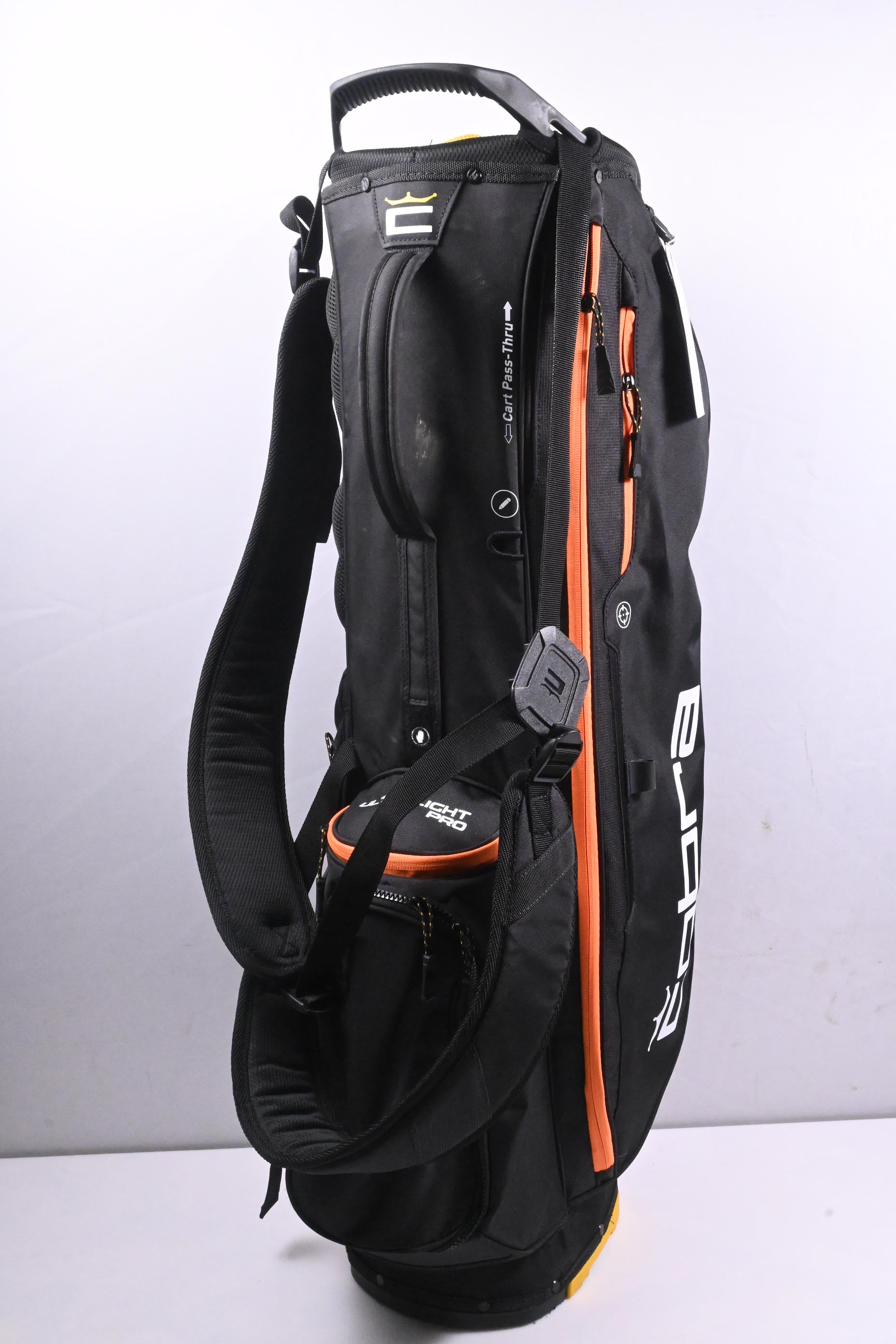 Cobra UltraLight Pro Stand Bag / 4-Way Divider / Black, Orange
