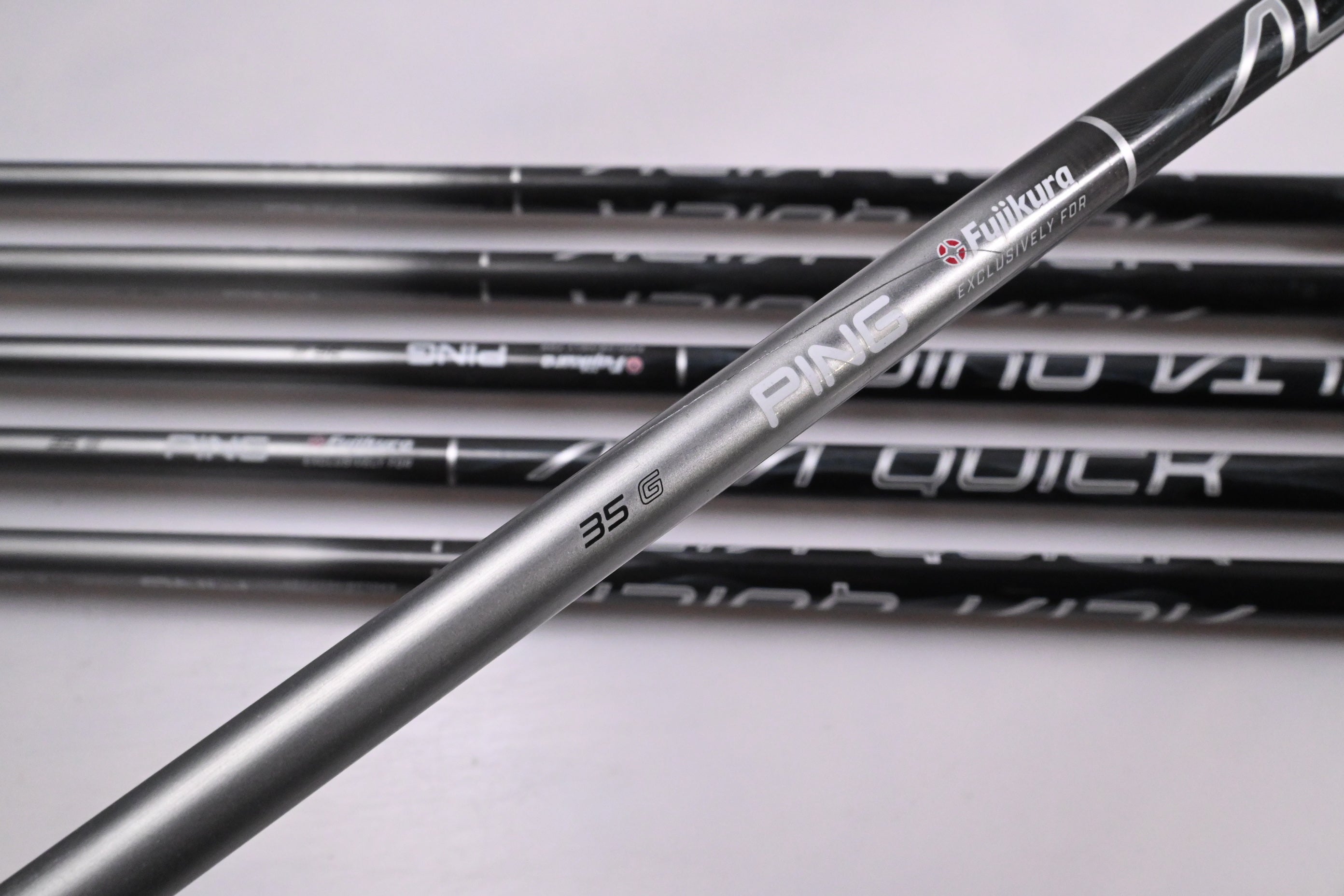 Ping G430 Irons / 5-PW / White Dot / Senior Flex Ping Alta Quick 35 Shafts