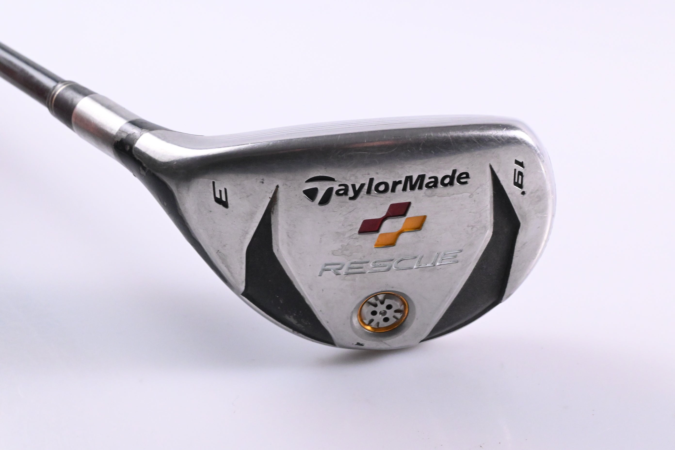 Left Hand Taylormade Rescue 2009 #3 Hybrid / 19 Degree / Stiff Flex Aldila REAX