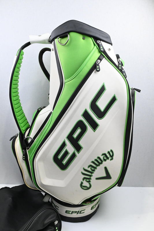 Callaway Epic Tour Bag / 6-Way Divider / White, Green & Black