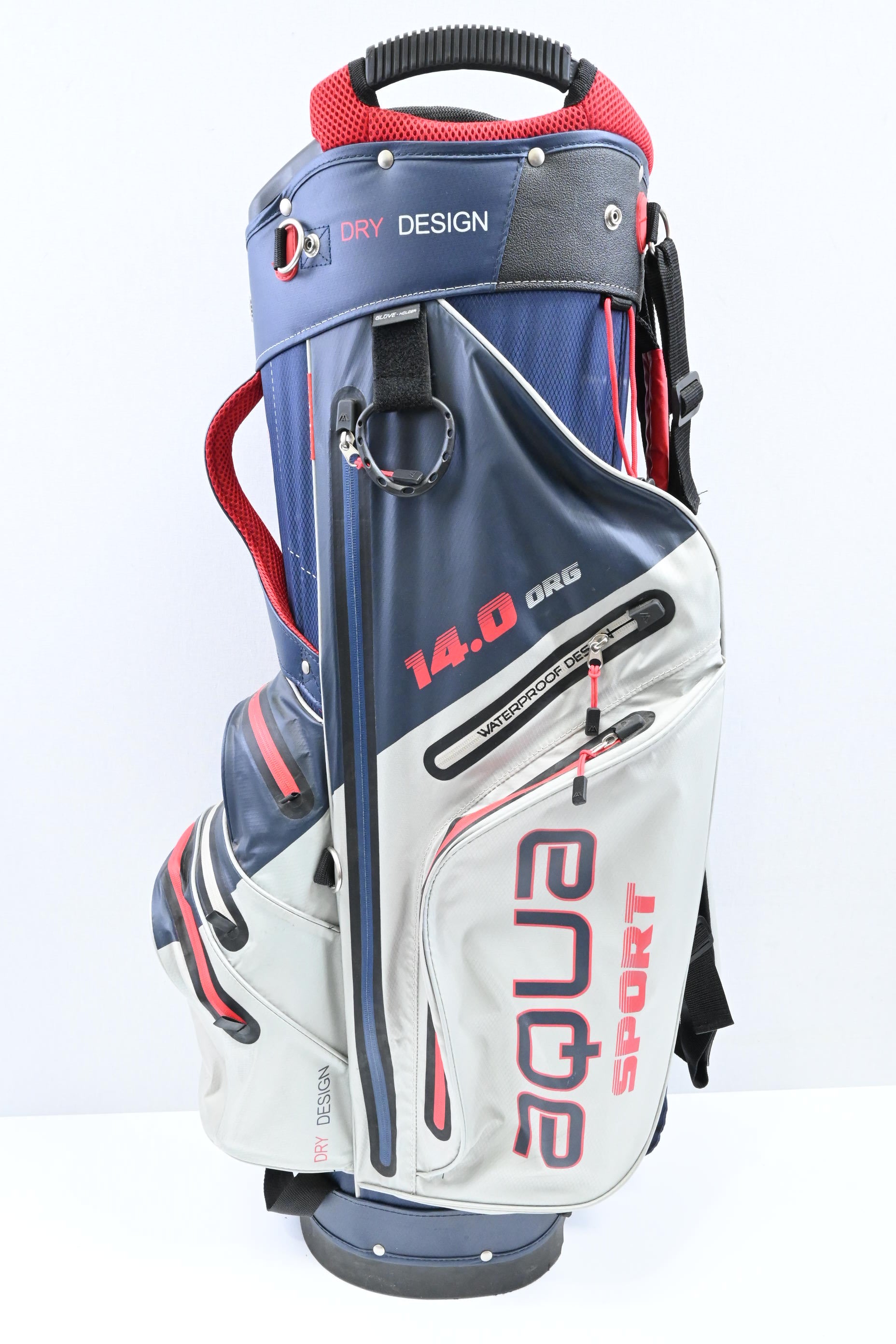 Big Max Aqua Sport 14.0 Cart Bag / 15-Way / Navy, Grey, Red