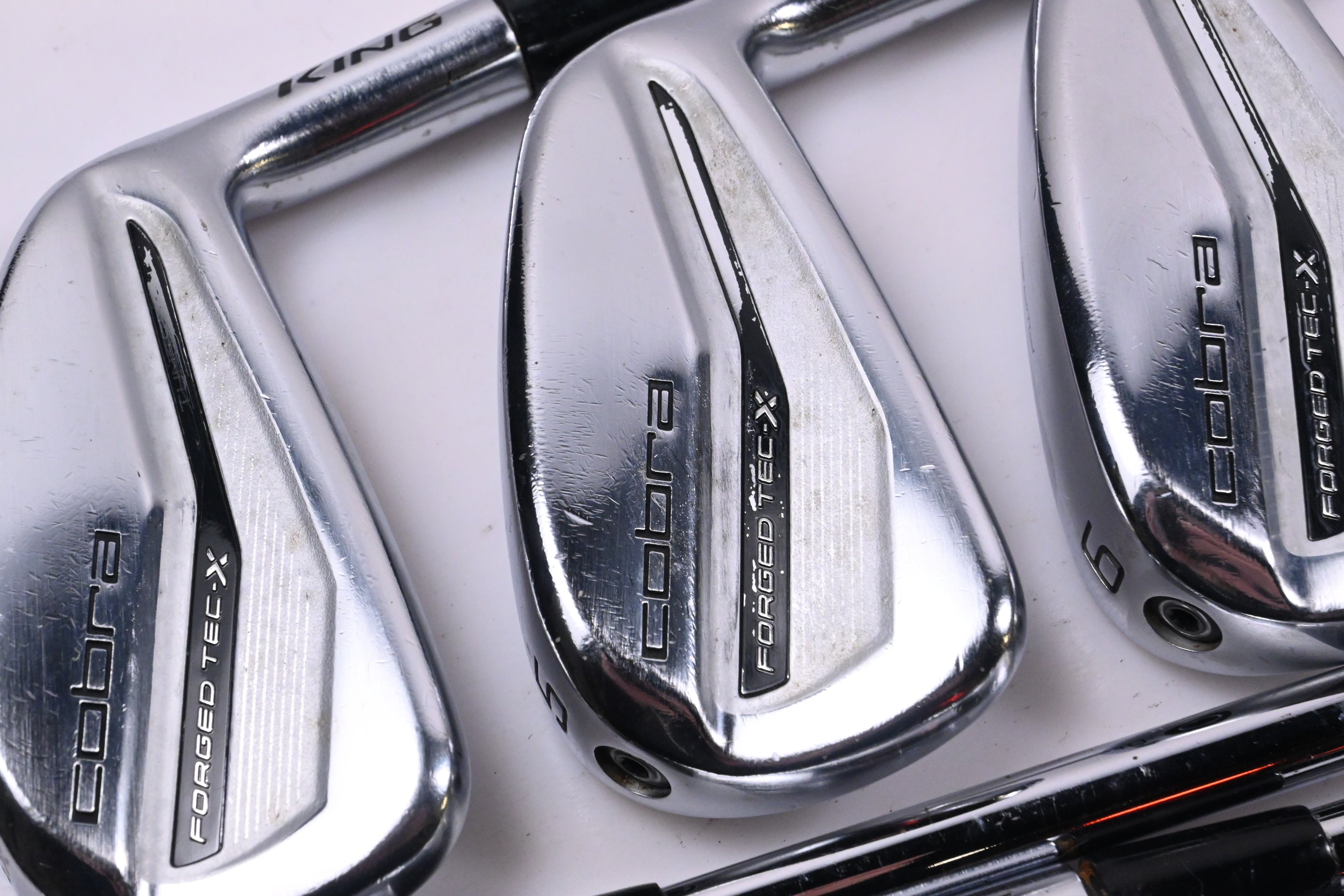 Cobra Forged Tec X 2022 Irons / 4-PW / Stiff Flex KBS $-Taper 120 Shafts