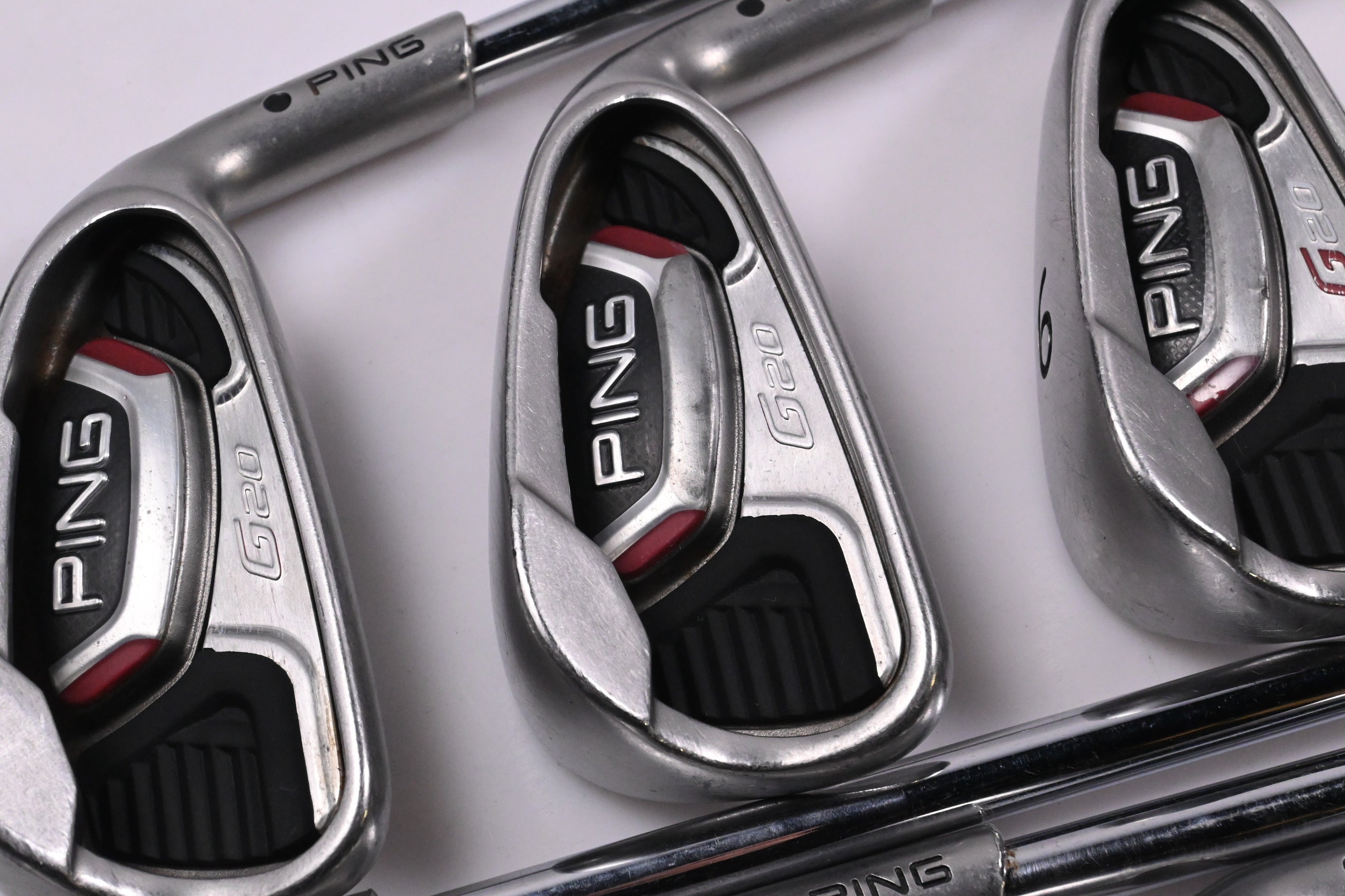 Ping G20 Irons / 4-PW / Black Dot / Regular Flex Ping CFS Shafts
