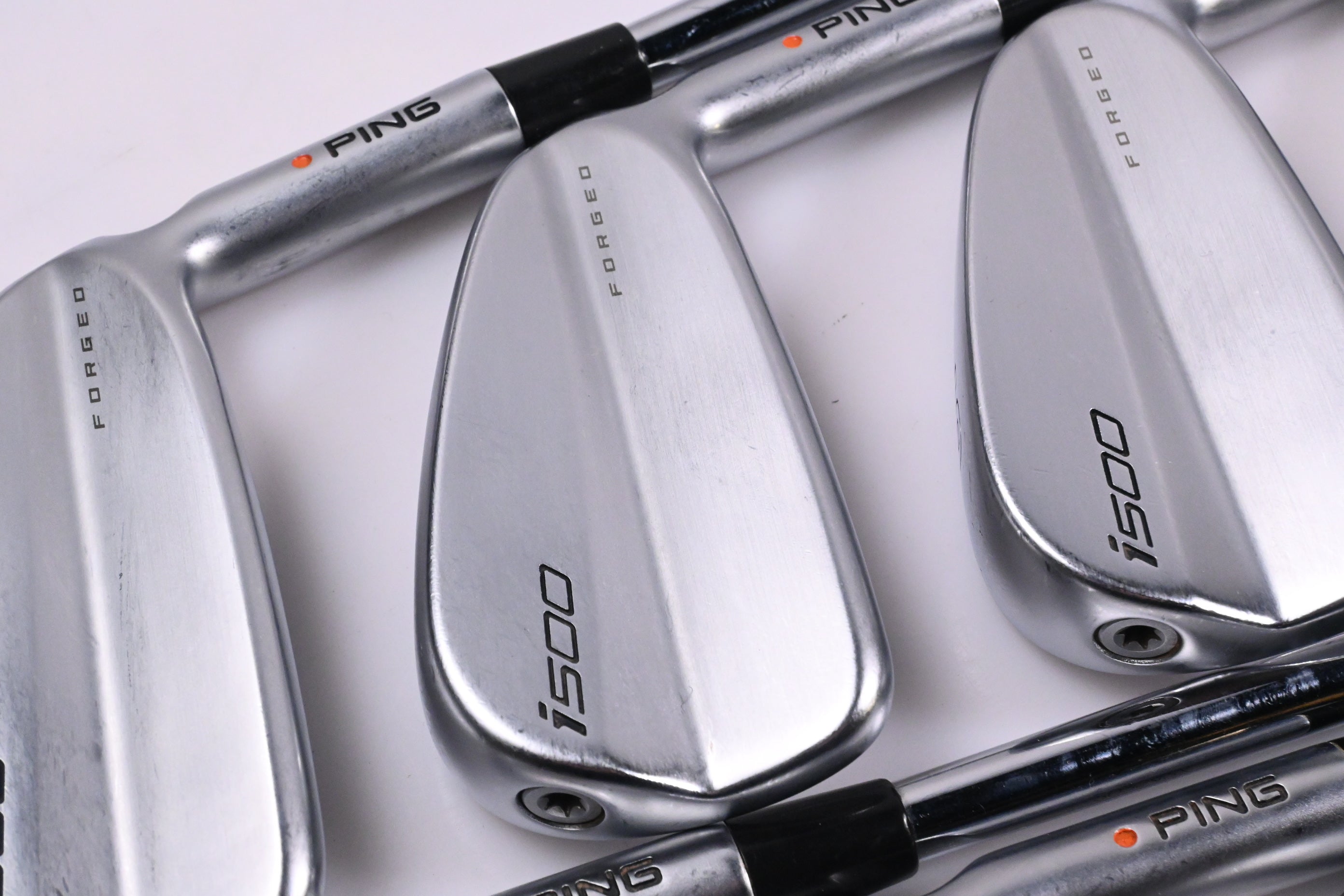 Ping i500 Irons / 4-PW+GW / Orange Dot / Stiff Flex Dynamic Gold 105 S300