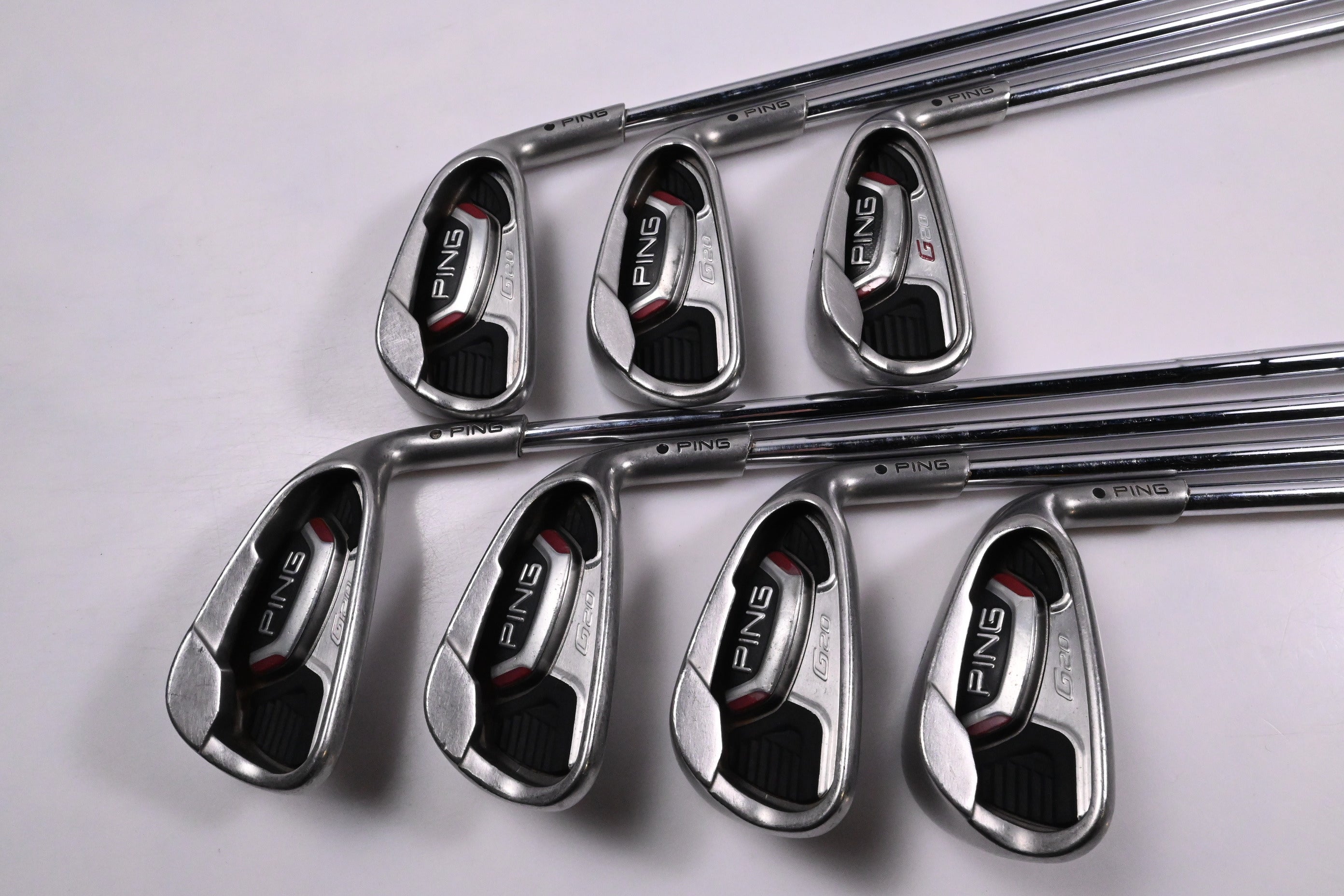Ping G20 Irons / 4-PW / Black Dot / Regular Flex Ping CFS Shafts