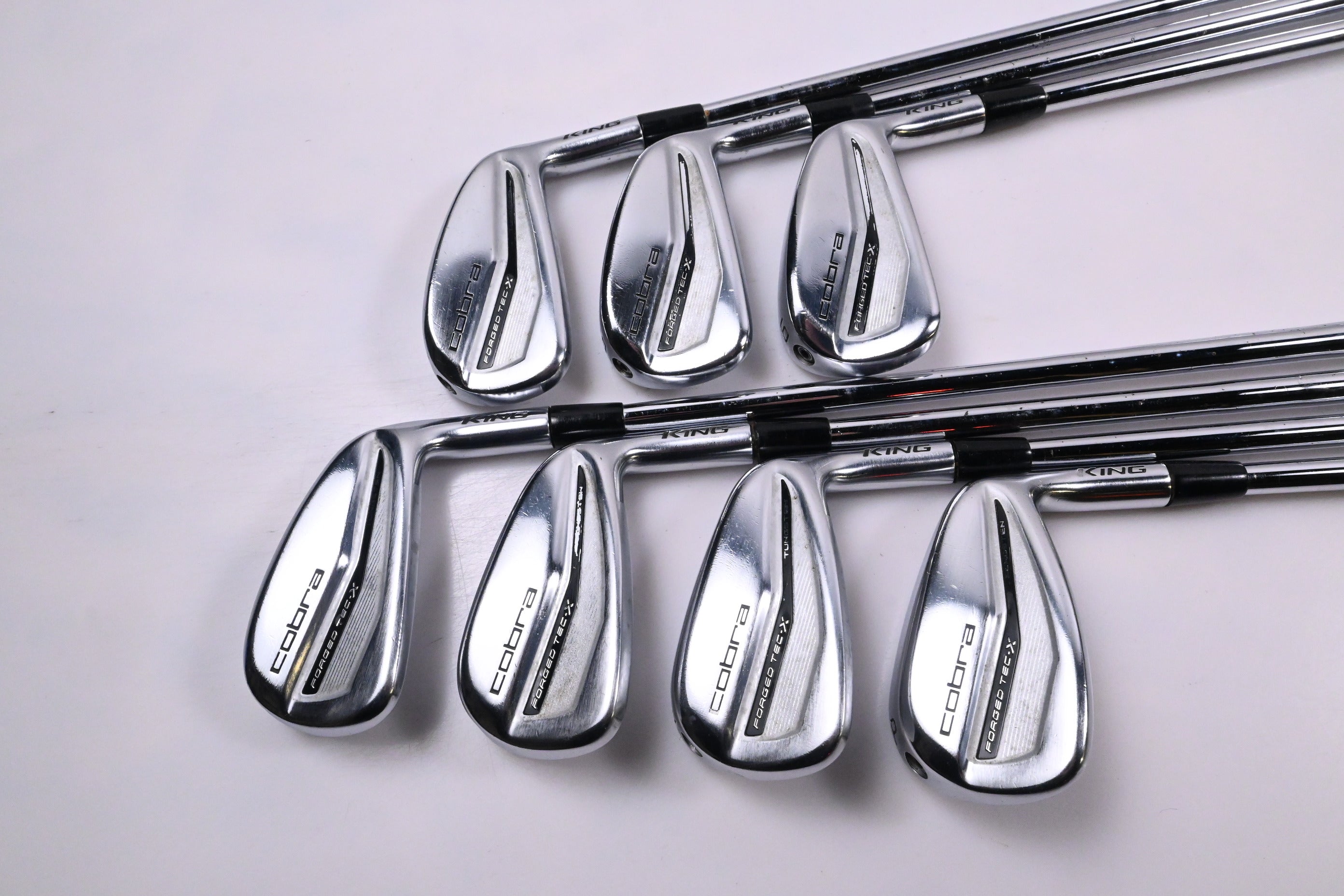 Cobra Forged Tec X 2022 Irons / 4-PW / Stiff Flex KBS $-Taper 120 Shafts