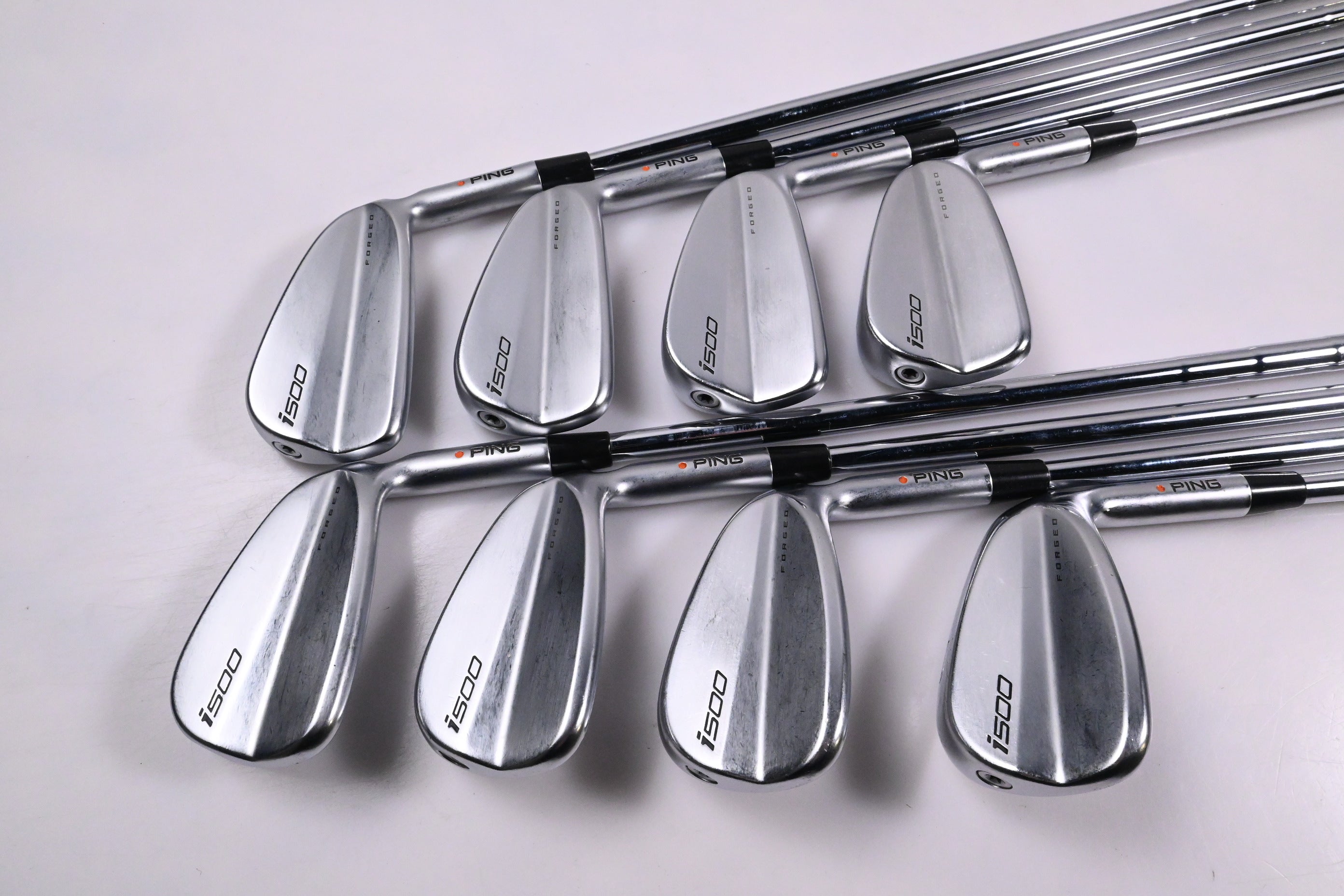 Ping i500 Irons / 4-PW+GW / Orange Dot / Stiff Flex Dynamic Gold 105 S300