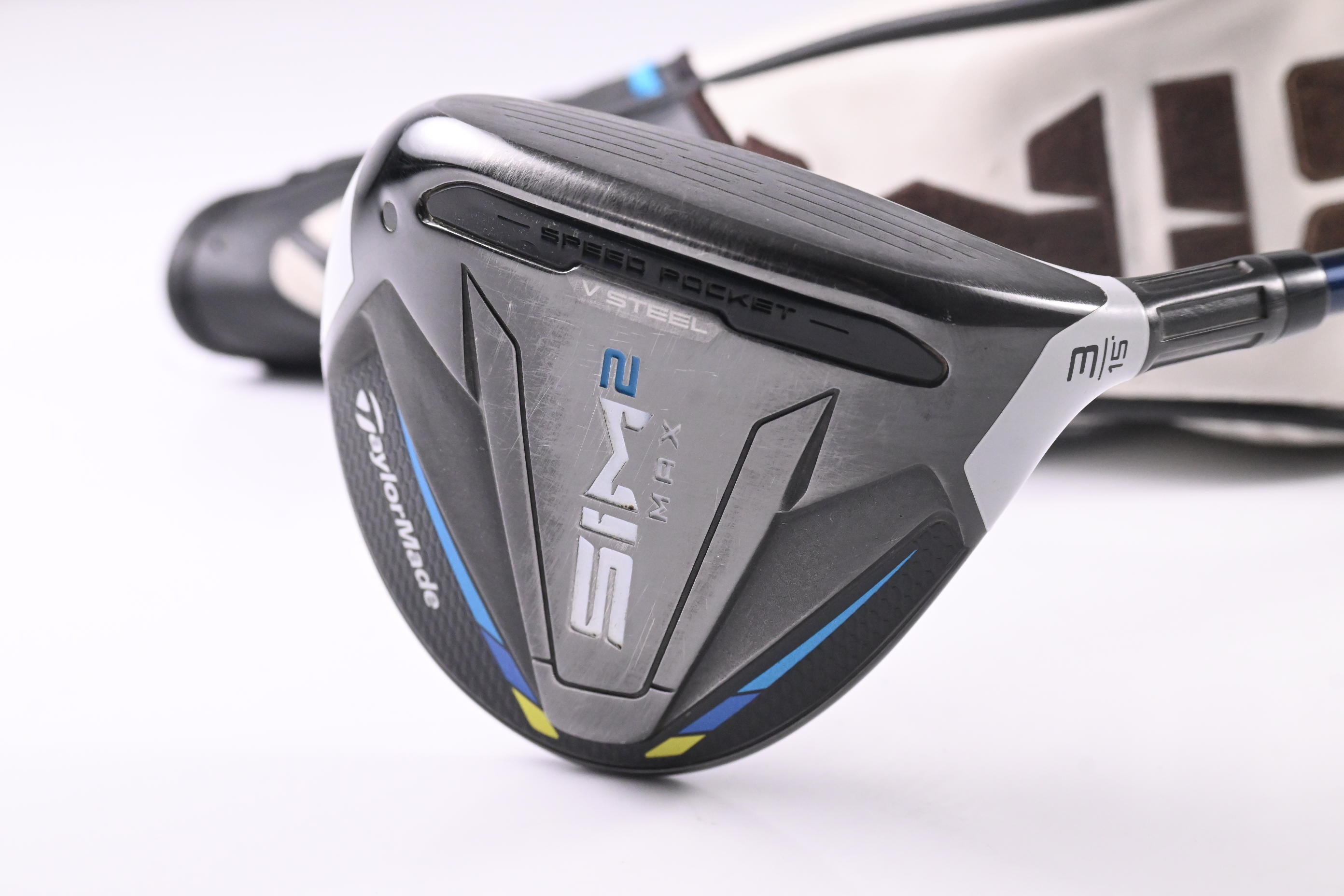 Taylormade SIM2 Max #3 Wood / 15 Degree / Stiff Flex Ventus Blue 5 Shaft
