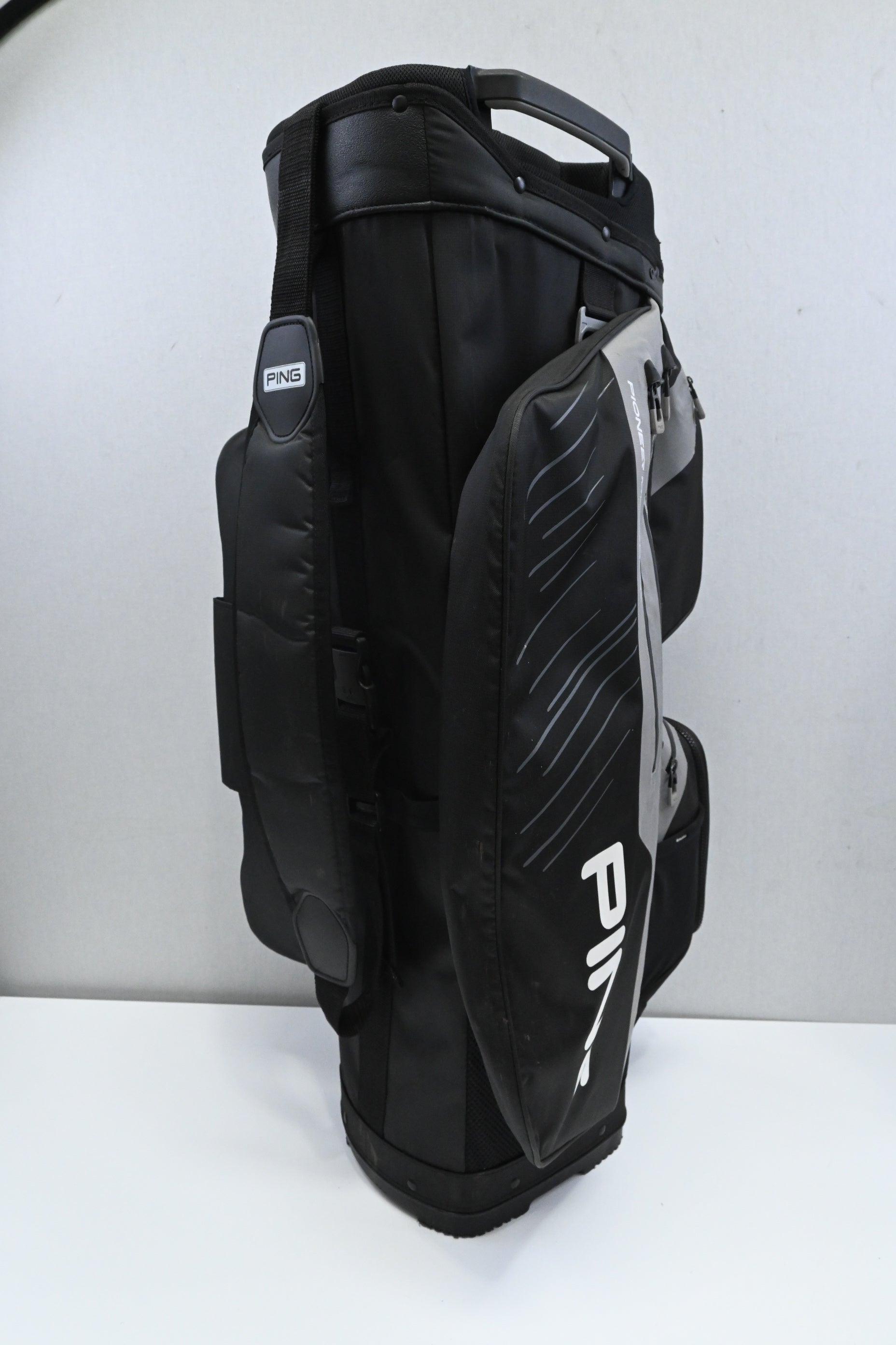 Ping Pioneer Monsoon Cart Bag / 15-Way Divider / Black, Grey
