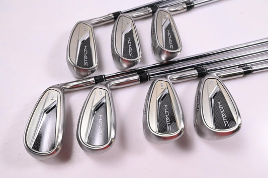 Taylormade Stealth HD Irons / 5-PW+AW / Regular Flex KBS MAX MT 85 Shafts