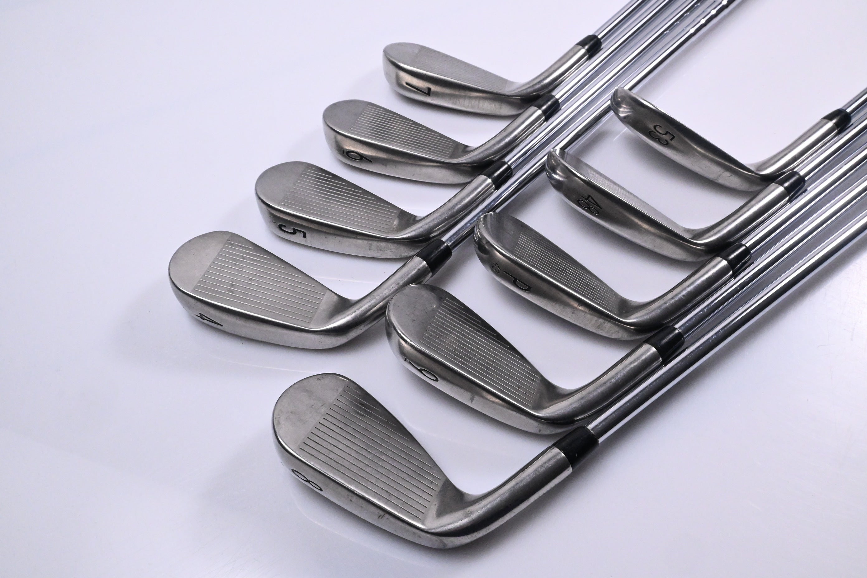 Titleist T300 2019 Irons / 4-PW+48°+53° / Stiff Flex AMT Red R300 Shafts