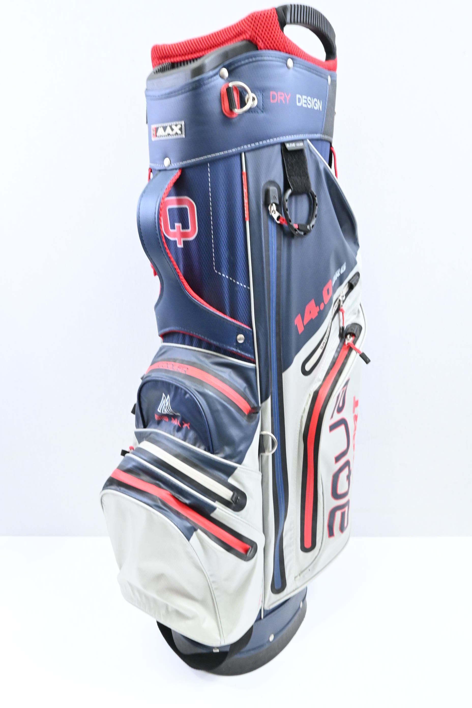 Big Max Aqua Sport 14.0 Cart Bag / 15-Way / Navy, Grey, Red