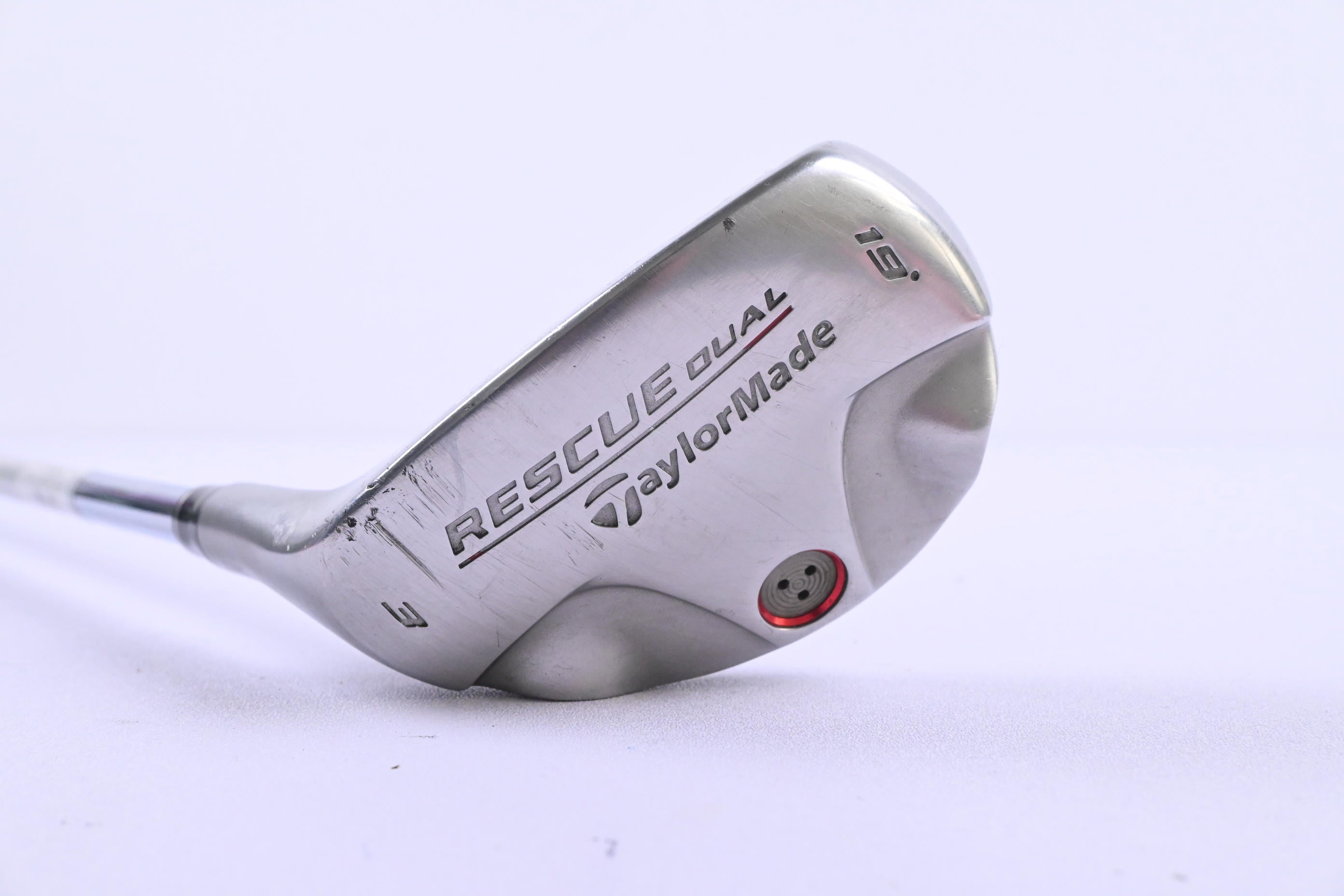 Left Hand Taylormade Rescue Dual #3 Hybrid / 19 Degree / Stiff Flex Hybrid Lite