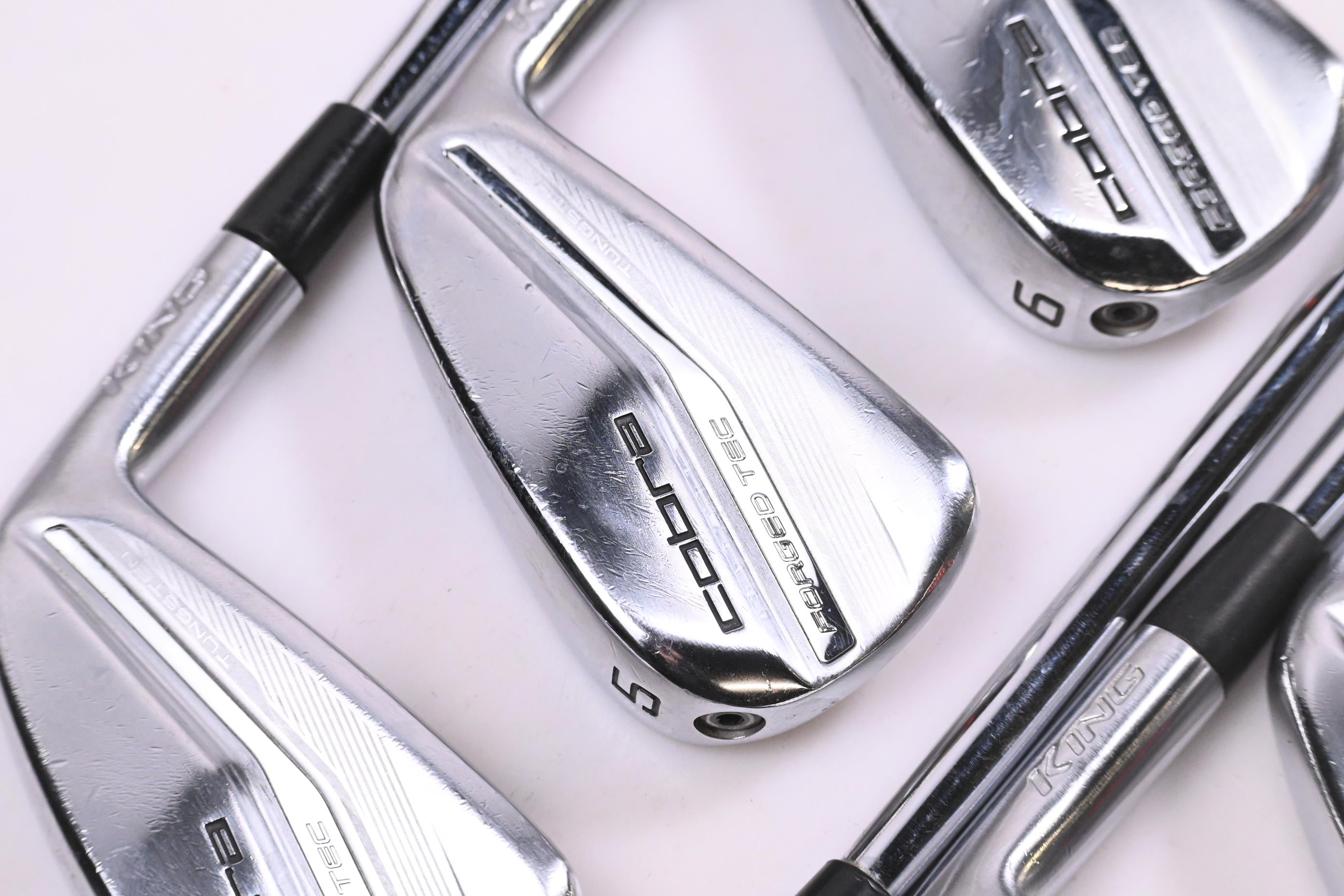 Cobra Forged Tec 2022 Irons / 4-PW / Stiff Flex KBS Tour 90 Shafts