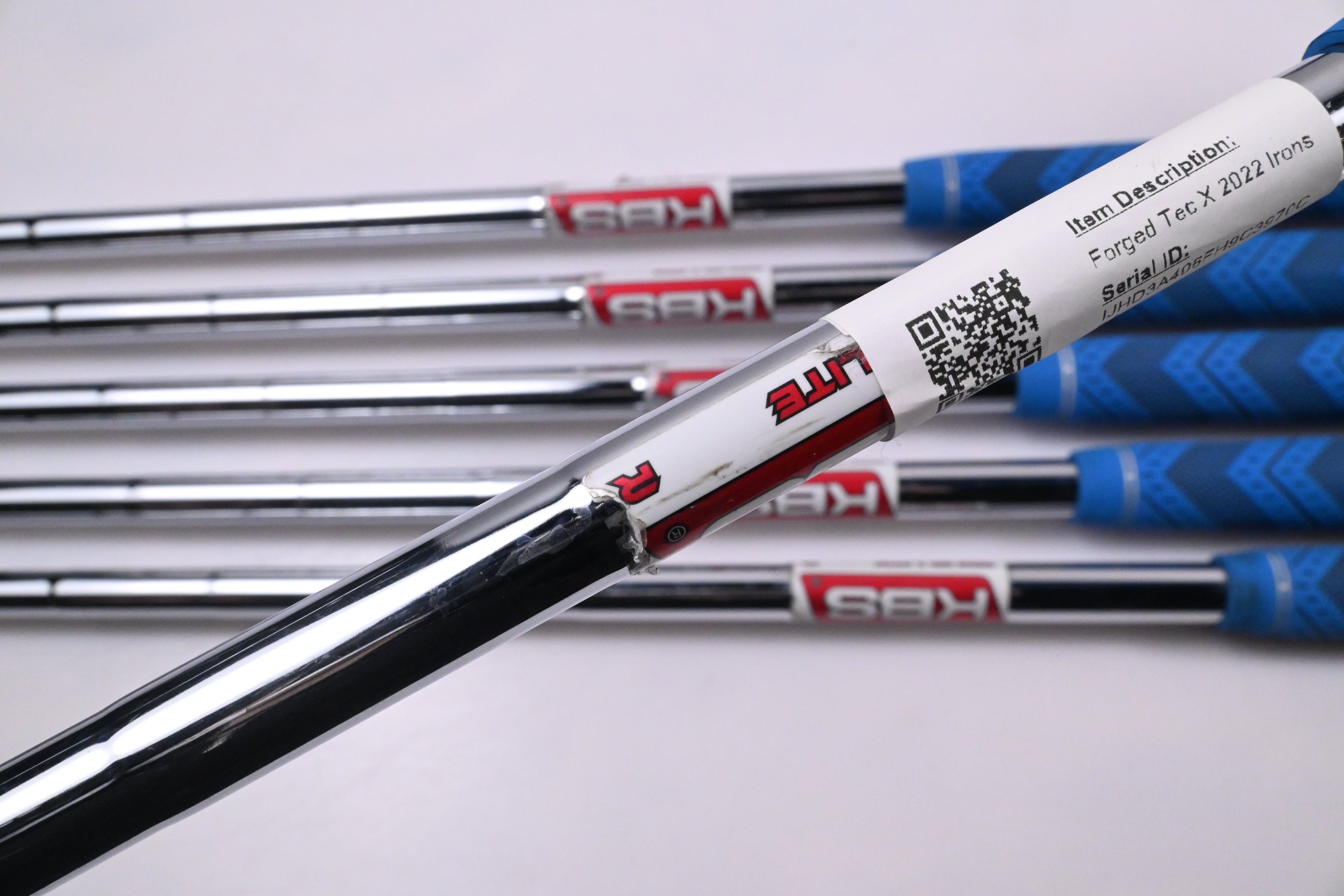 Cobra Forged Tec X 2022 Irons / 5-PW / Regular Flex KBS Tour Lite Shafts