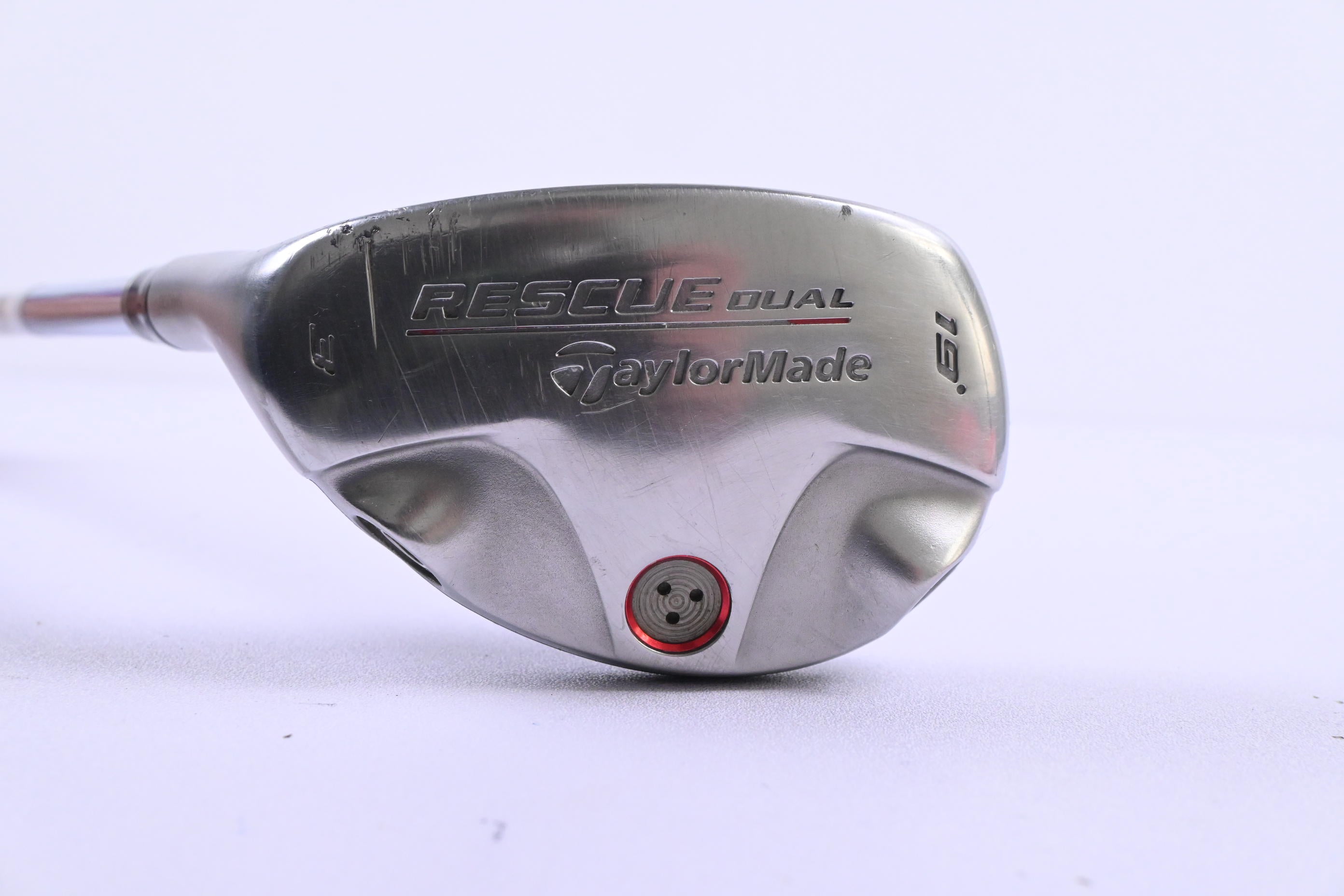Left Hand Taylormade Rescue Dual #3 Hybrid / 19 Degree / Stiff Flex Hybrid Lite